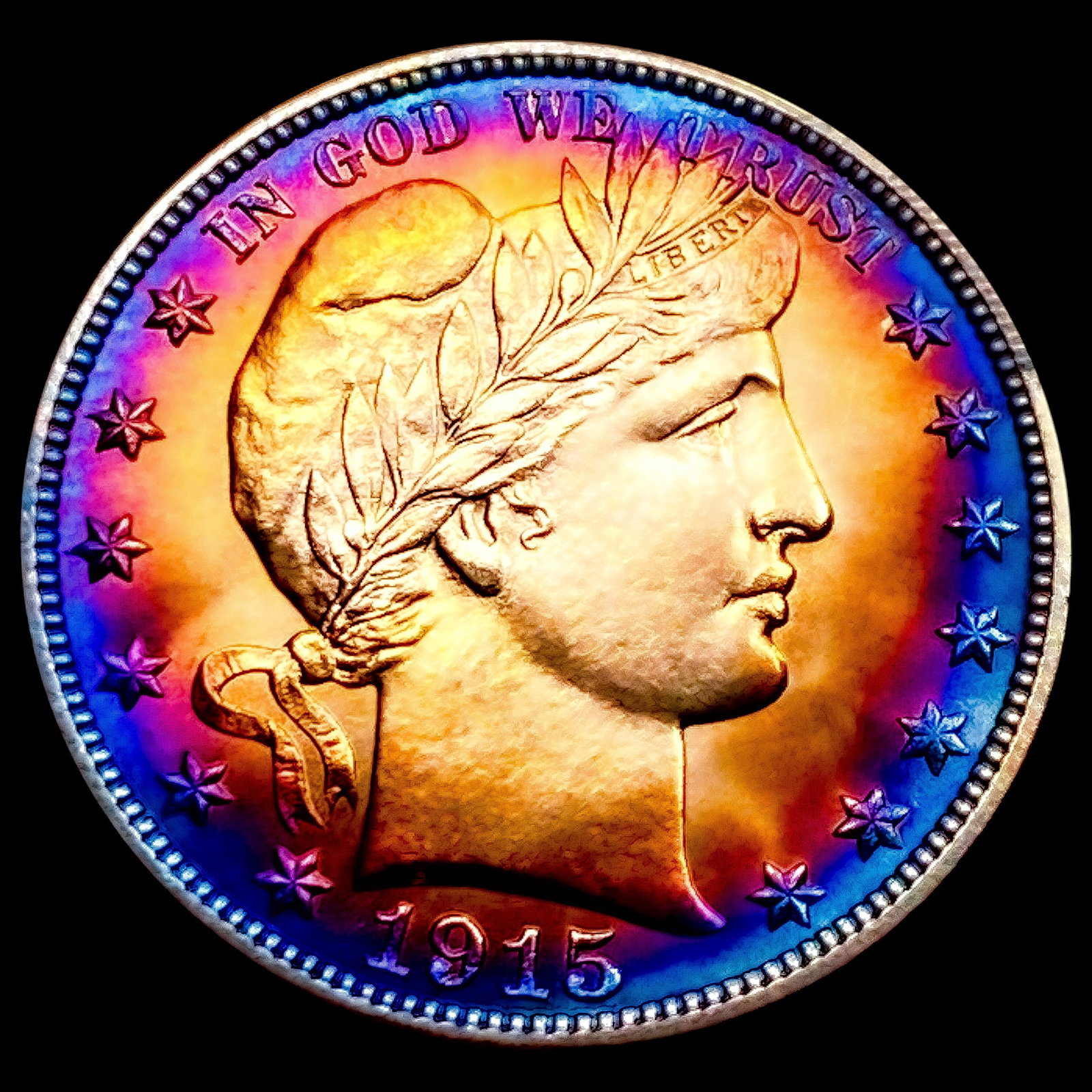 1915-S Barber Half Dollar (1 of 2)