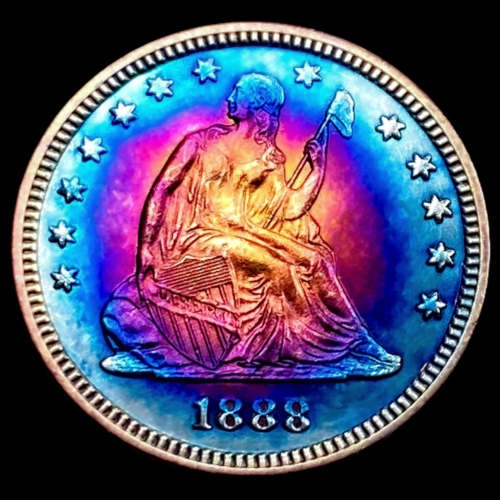 1888 Seated Liberty Quarter (1 of 2)