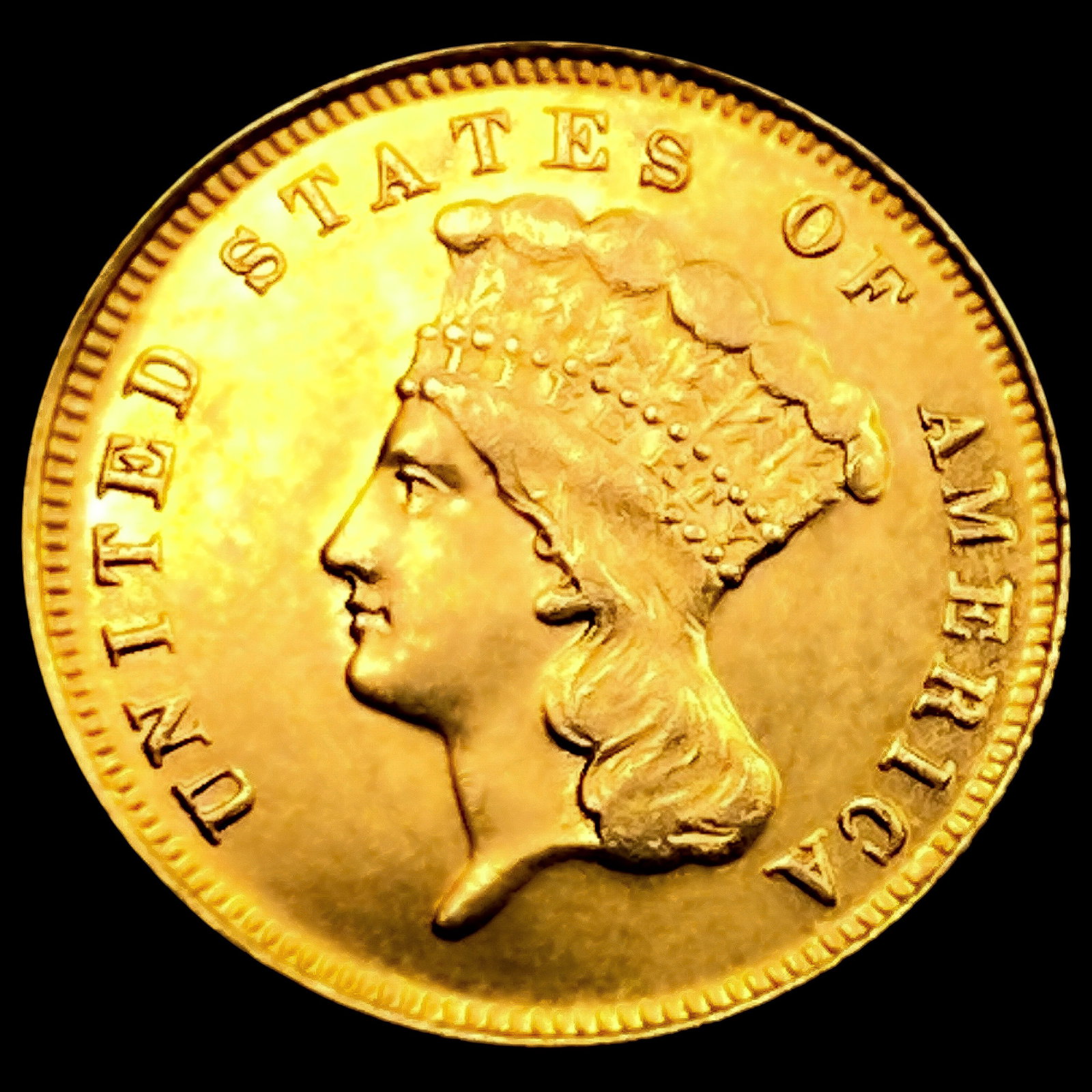 1878 $3 Gold Piece: 1878 $3 Gold Piece