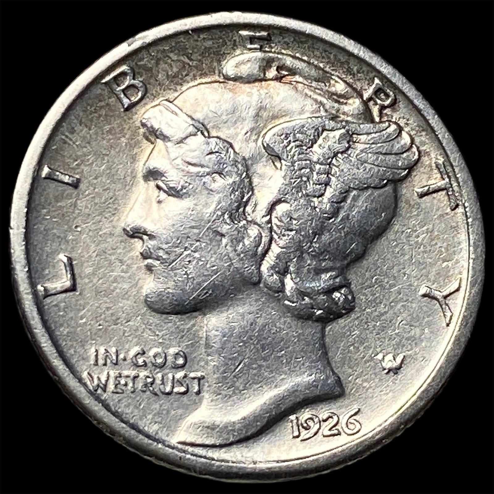 1926-D Silver Mercury Dime CLOSELY UNCIRCULATED (1 of 2)