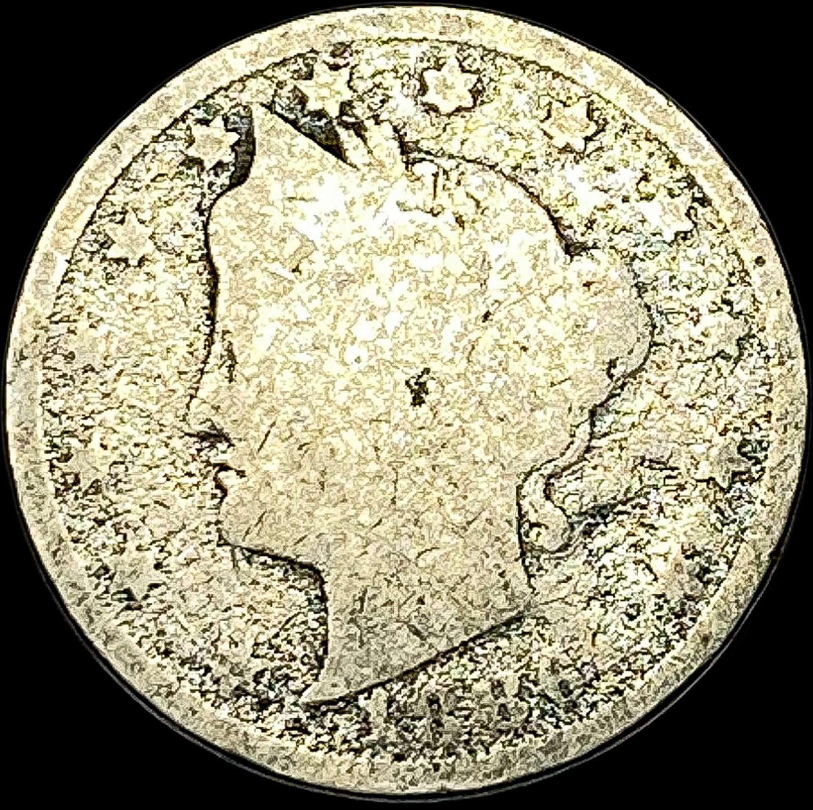 1886 Liberty Head Nickel NICELY CIRCULATED (1 of 2)