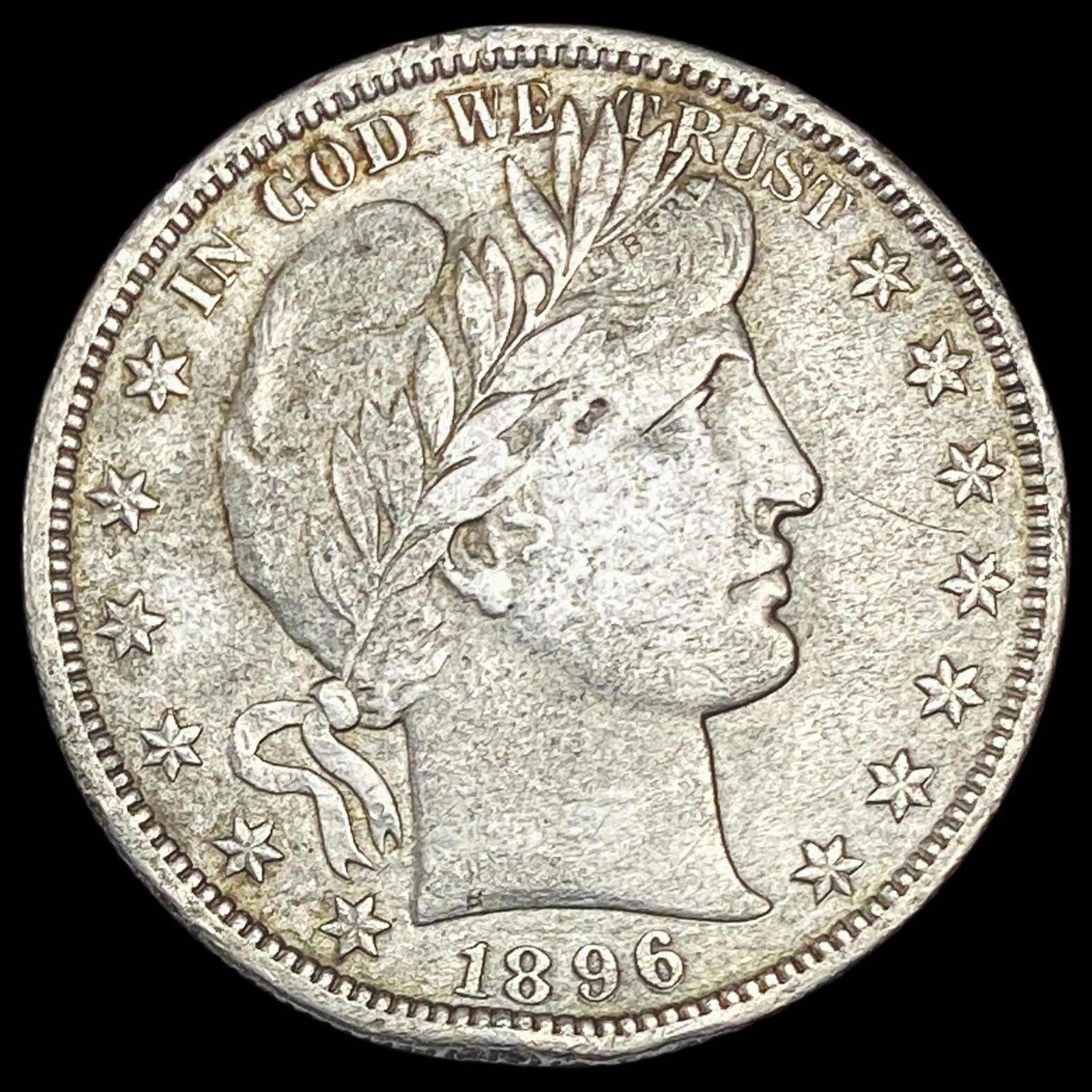 1896-S Silver Barber Half Dollar HIGH GRADE (1 of 2)