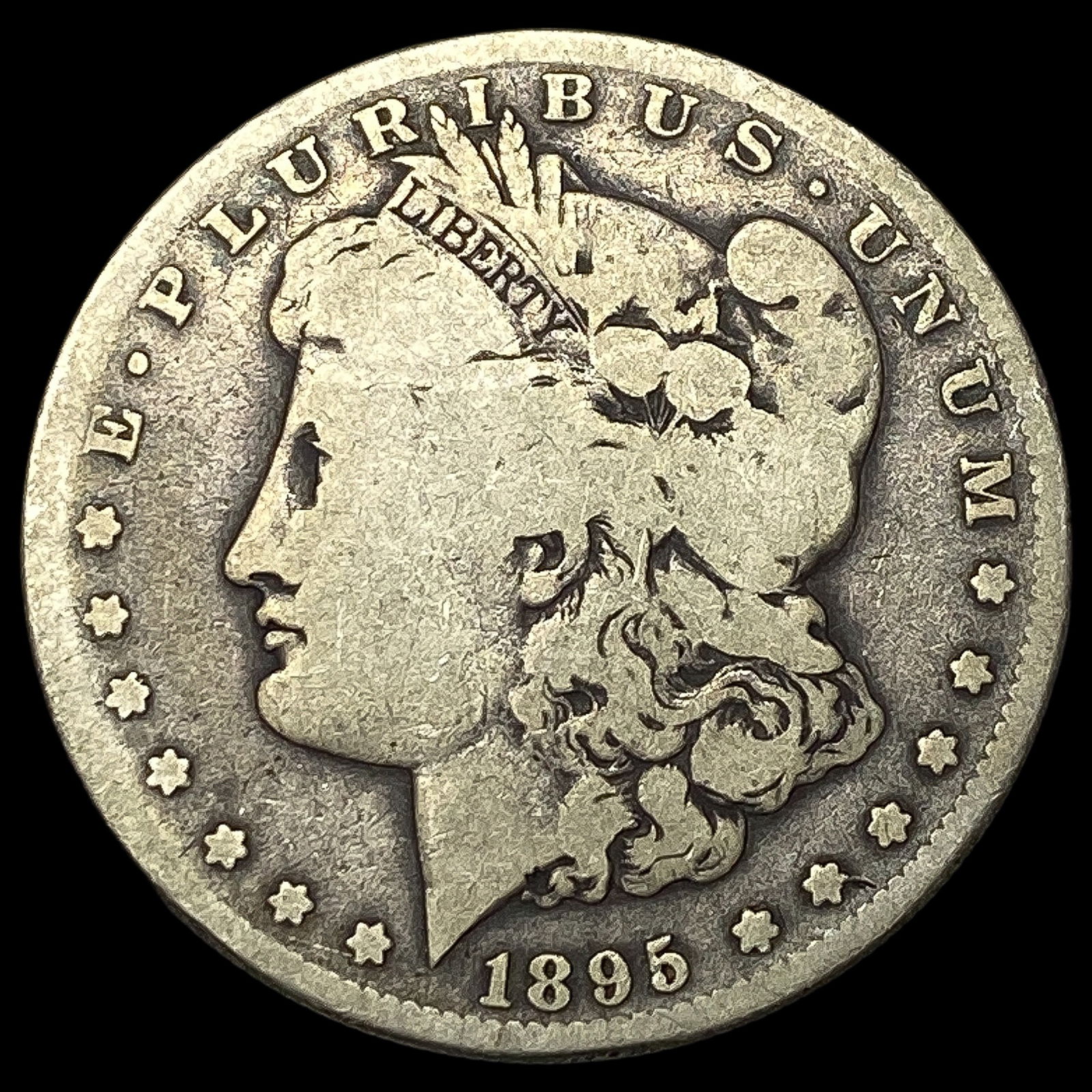1895-S Silver Morgan Dollar NICELY CIRCULATED: 1895-S Silver Morgan Dollar NICELY CIRCULATED