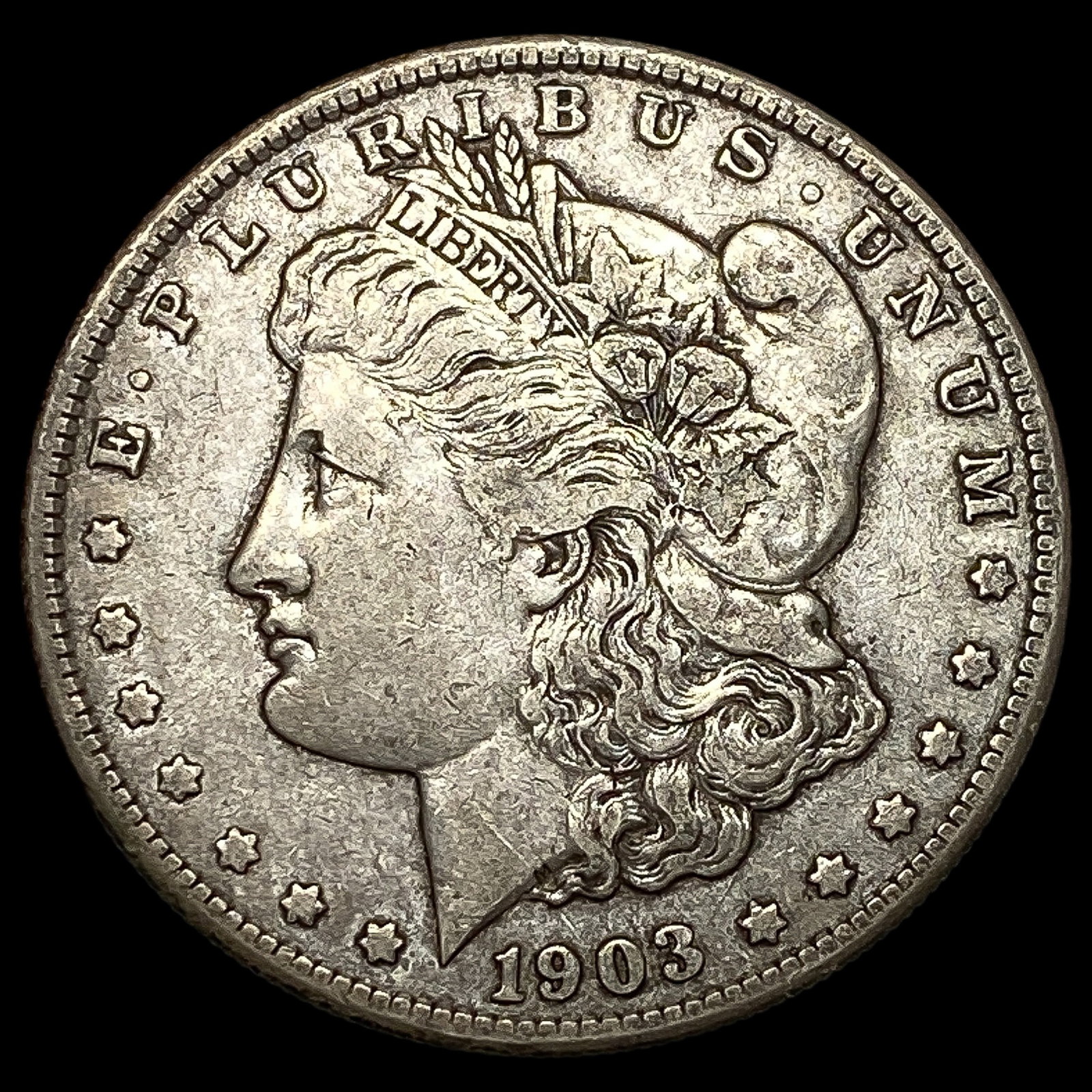 1903-S Silver Morgan Dollar ABOUT UNCIRCULATED (1 of 2)
