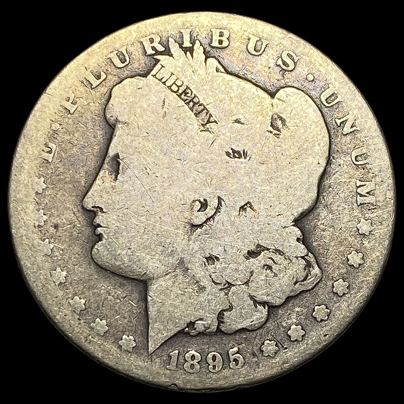 1895-S Silver Morgan Dollar NICELY CIRCULATED: 1895-S Silver Morgan Dollar NICELY CIRCULATED