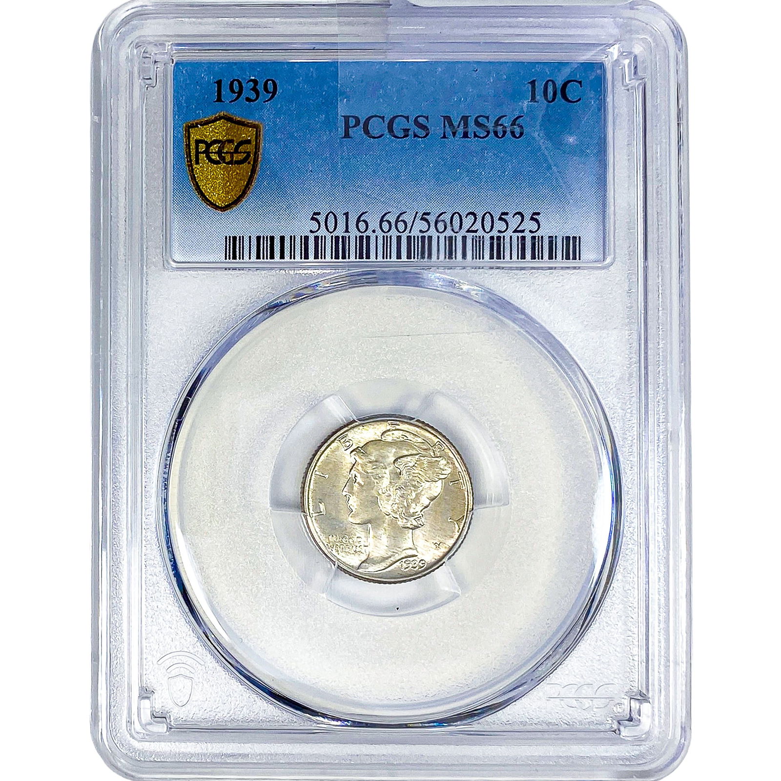 1939 Mercury Silver Dime PCGS MS66: 1939 Mercury Silver Dime PCGS MS66