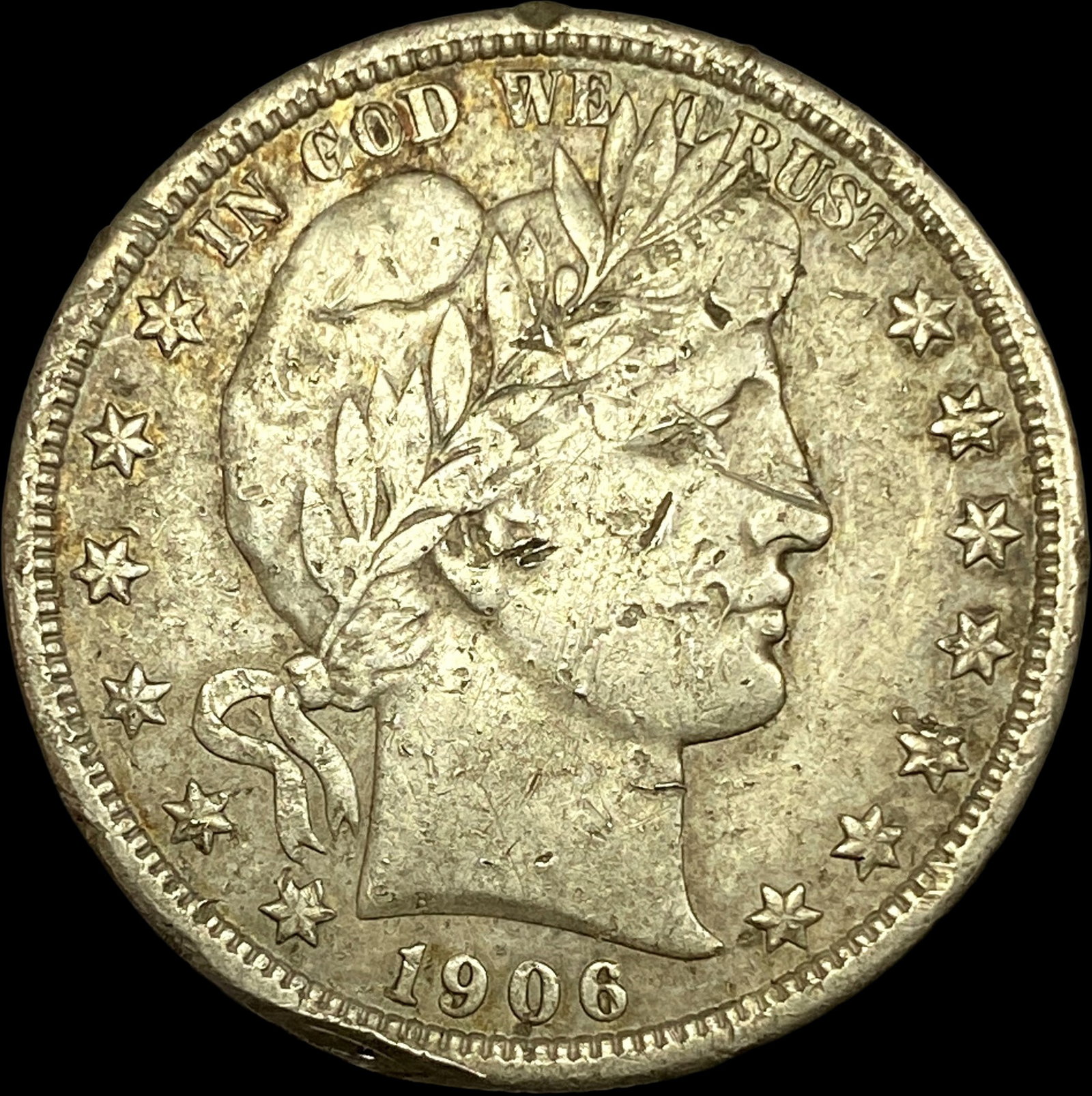 1906-D Silver Barber Half Dollar HIGH GRADE (1 of 2)