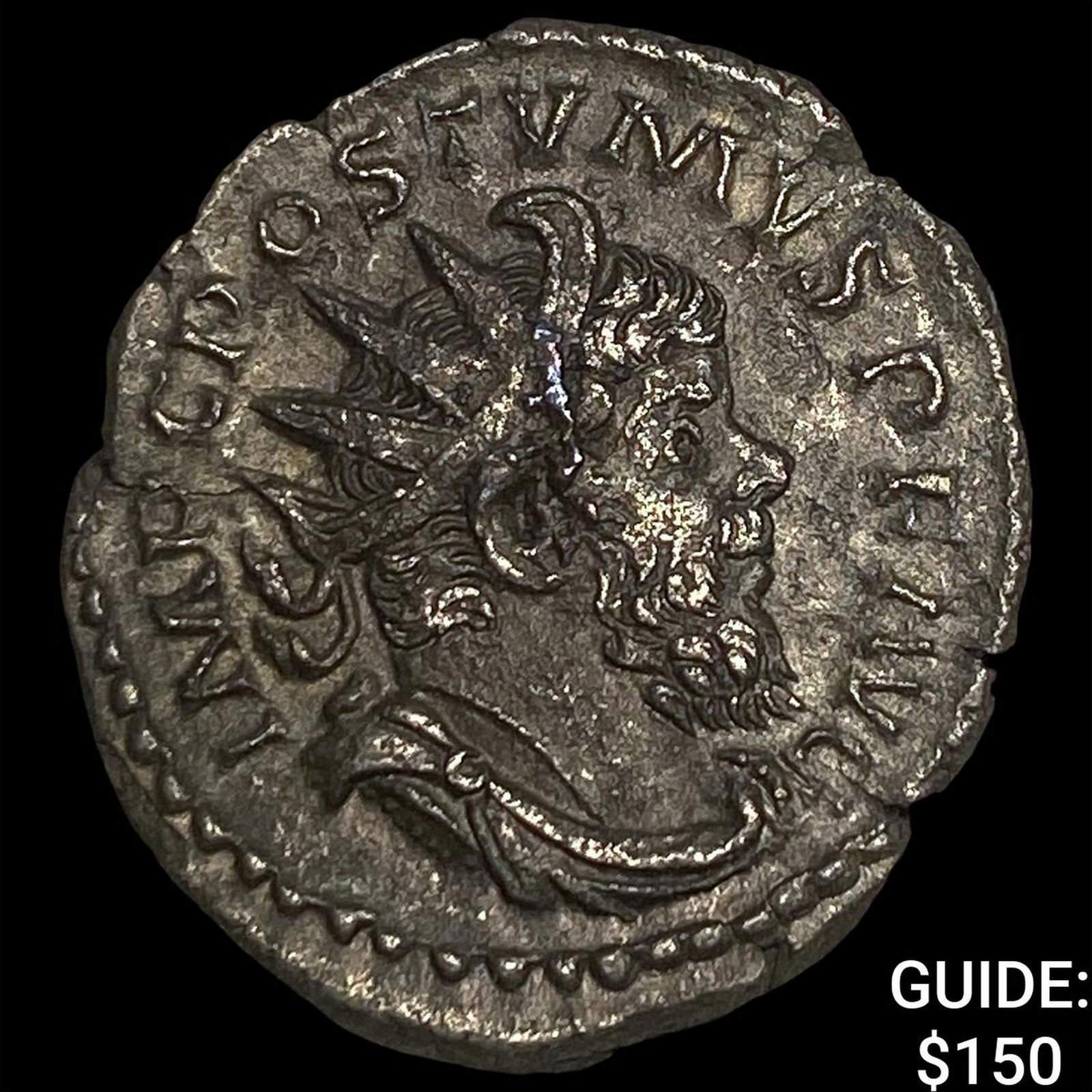 Gallic Empire Postumus 259-268 AD Bi Antoninianus NEARLY UNCIRCULATED (1 of 2)