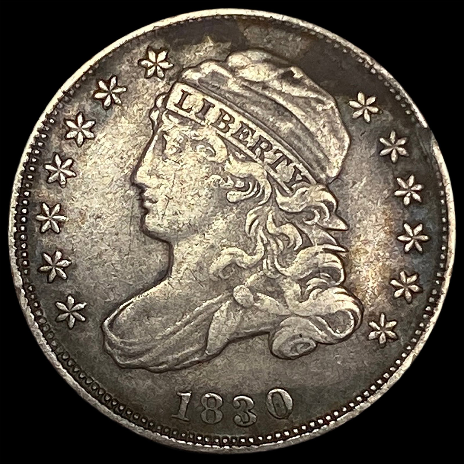 1830 Capped Bust Dime NEARLY UNCIRCULATED (1 of 2)