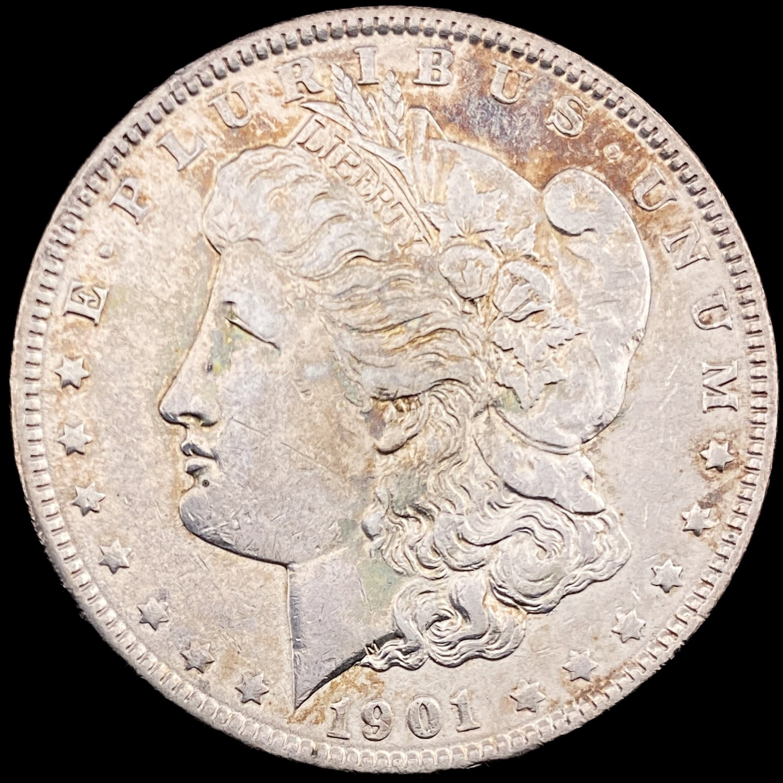 1901 Silver Morgan Dollar CHOICE AU: 1901 Silver Morgan Dollar CHOICE AU