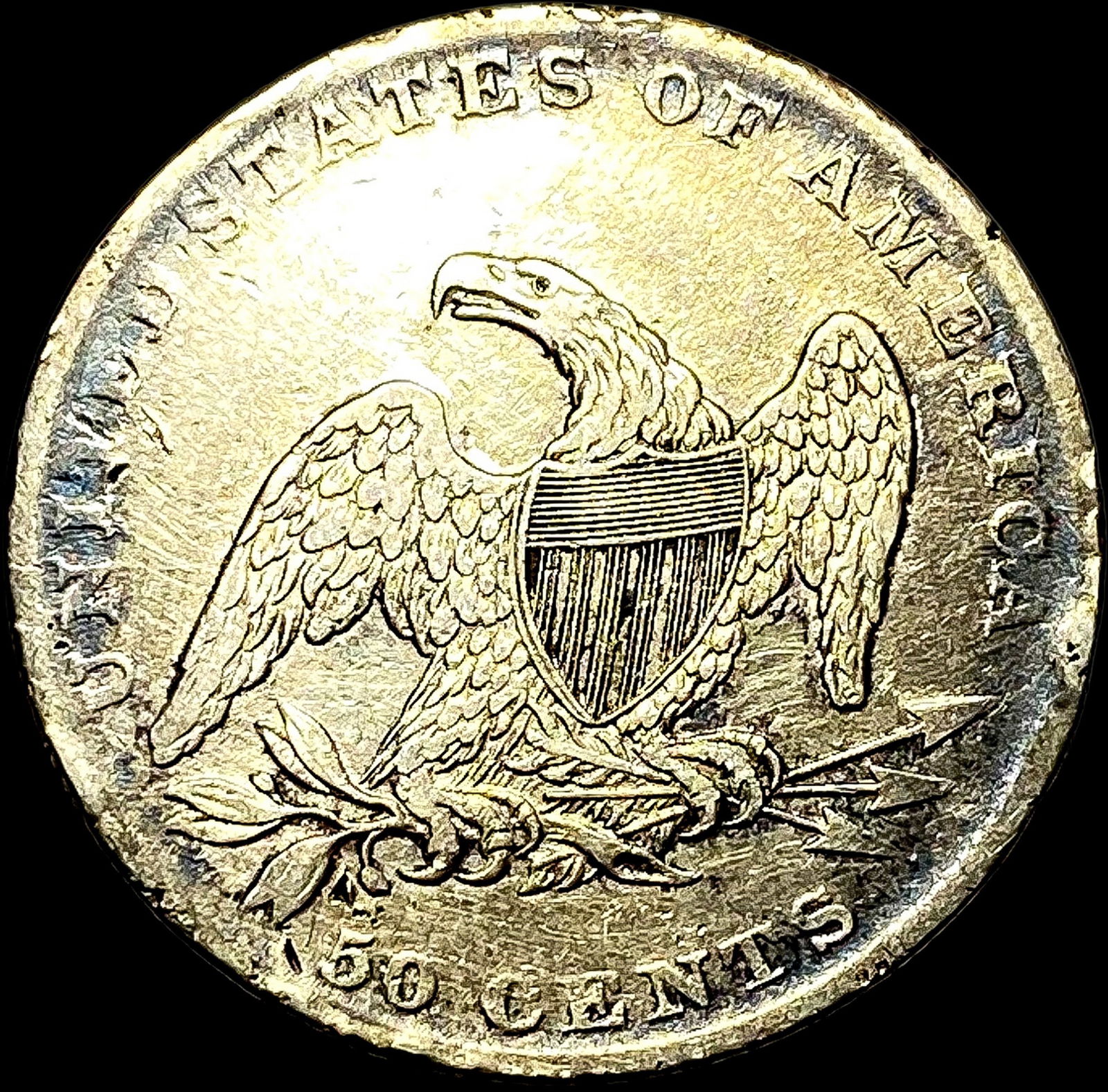 1837 Capped Bust Half Dollar HIGH GRADE - 2