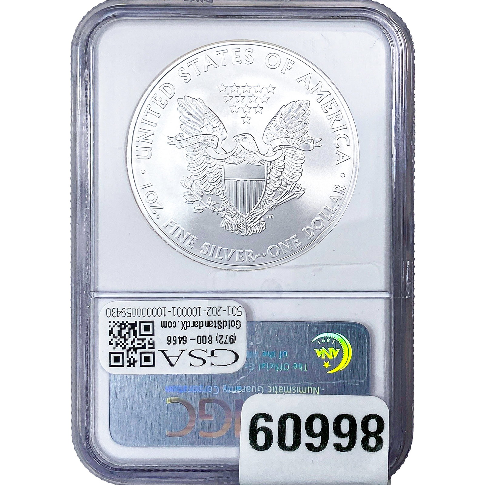 2008 Silver Eagle NGC - 2