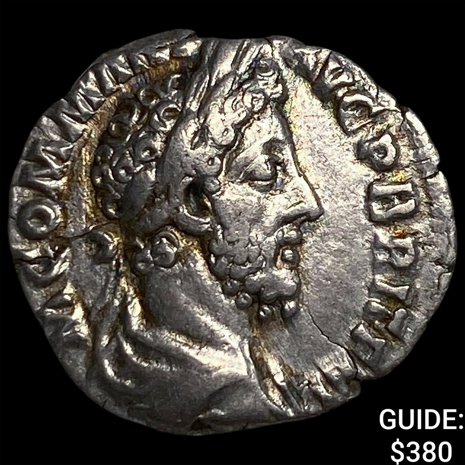 Ancient Rome Commodus 180-192 AD Silver Denarius ABOUT UNCIRCULATED (1 of 2)