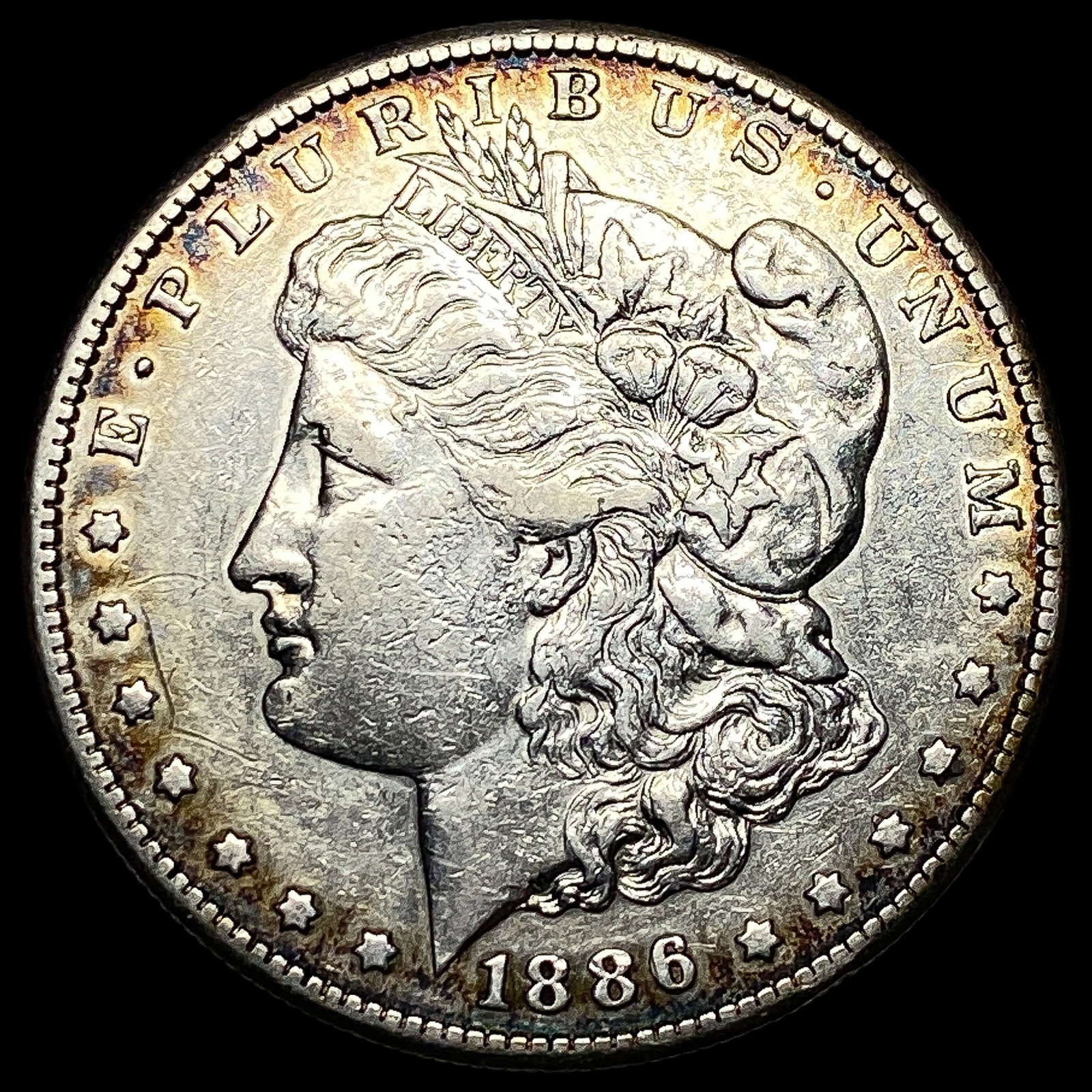 1886-S Silver Morgan Dollar CLOSELY UNCIRCULATED: 1886-S Silver Morgan Dollar CLOSELY UNCIRCULATED