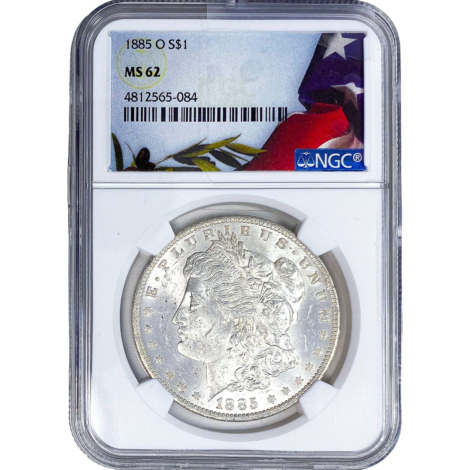 1885-O Morgan Silver Dollar NGC MS62 (1 of 2)