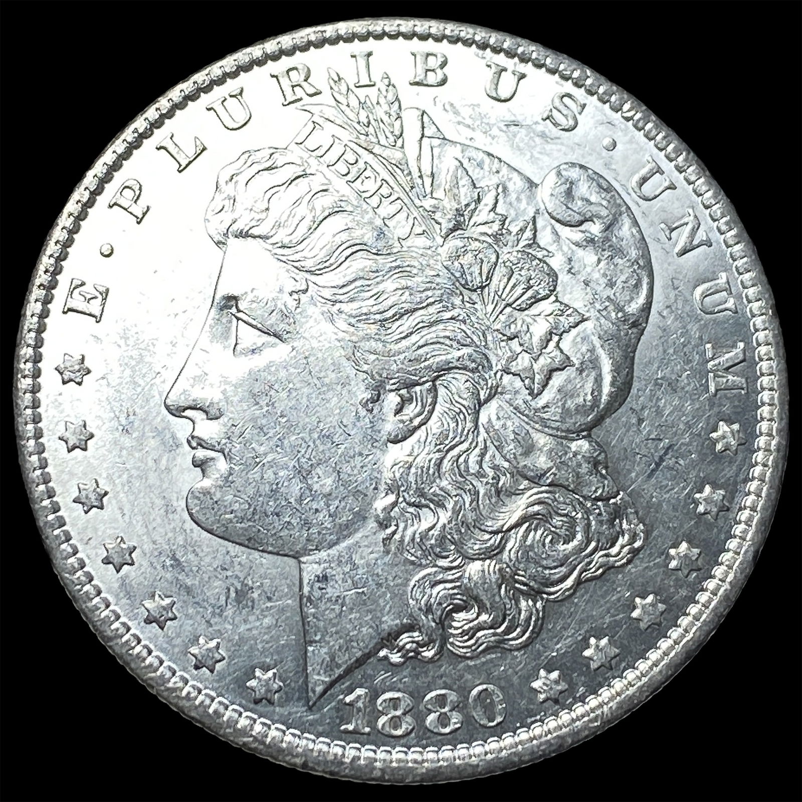 1880-O Micro O Silver Morgan Dollar HIGH GRADE: 1880-O Micro O Silver Morgan Dollar HIGH GRADE