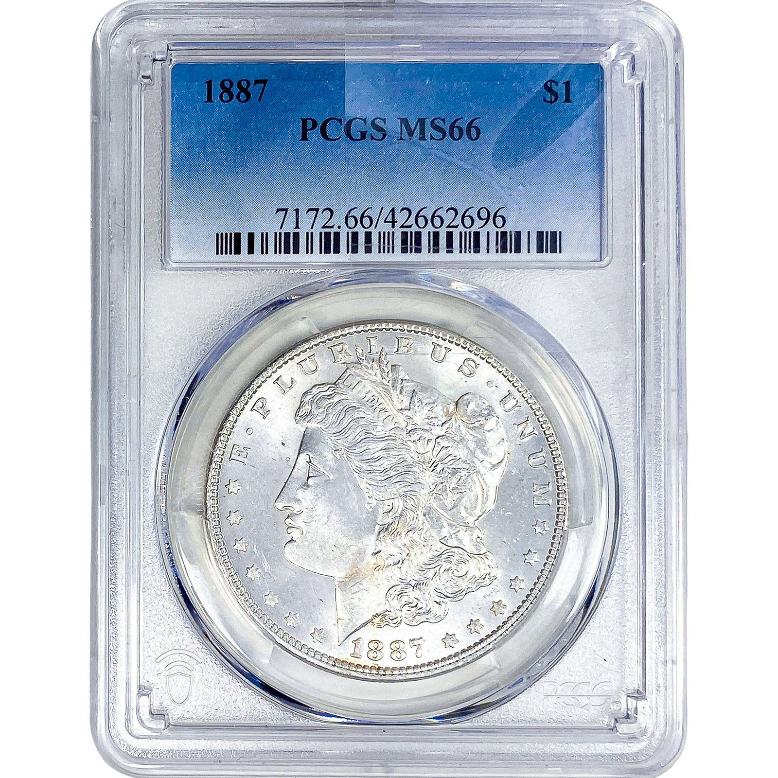 1887 Morgan Silver Dollar PCGS MS66 (1 of 2)