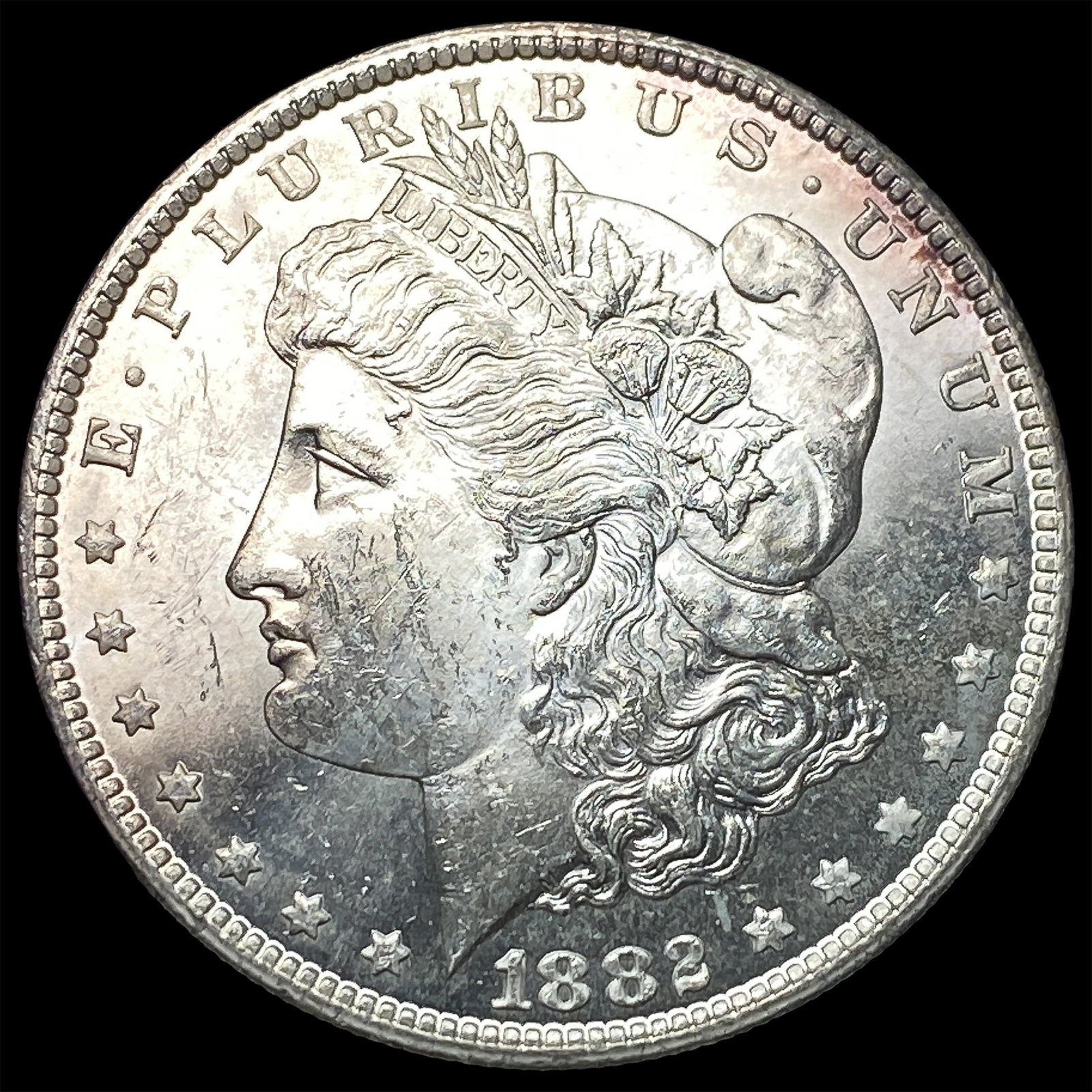 1882-CC Silver Morgan Dollar CHOICE BU: 1882-CC Silver Morgan Dollar CHOICE BU