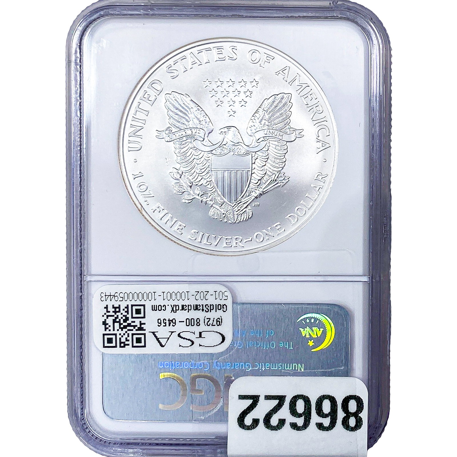 2007 Silver Eagle NGC - 2