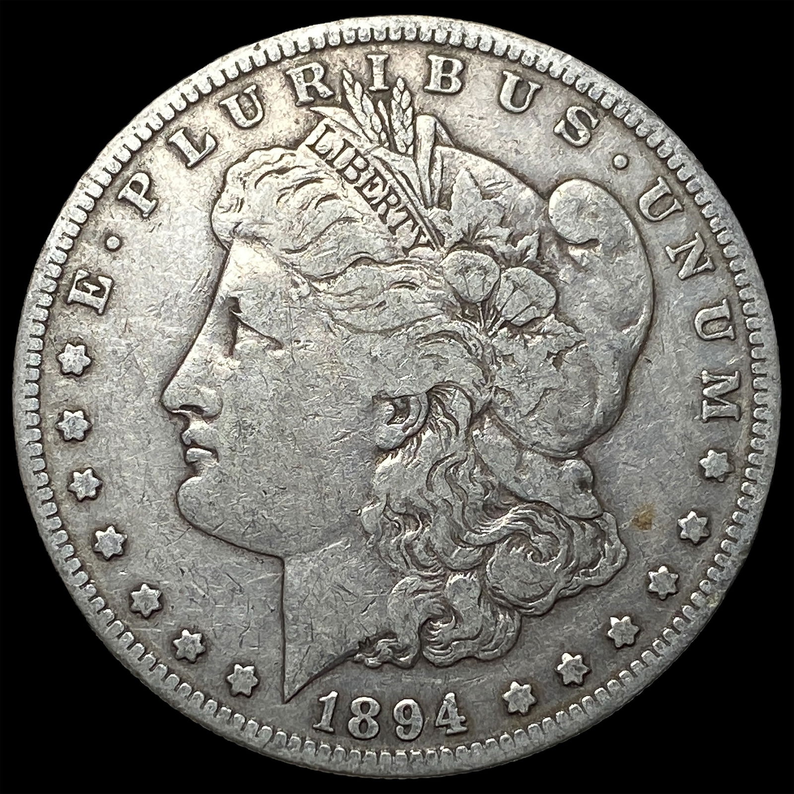 1894-S Silver Morgan Dollar HIGH GRADE: 1894-S Silver Morgan Dollar HIGH GRADE