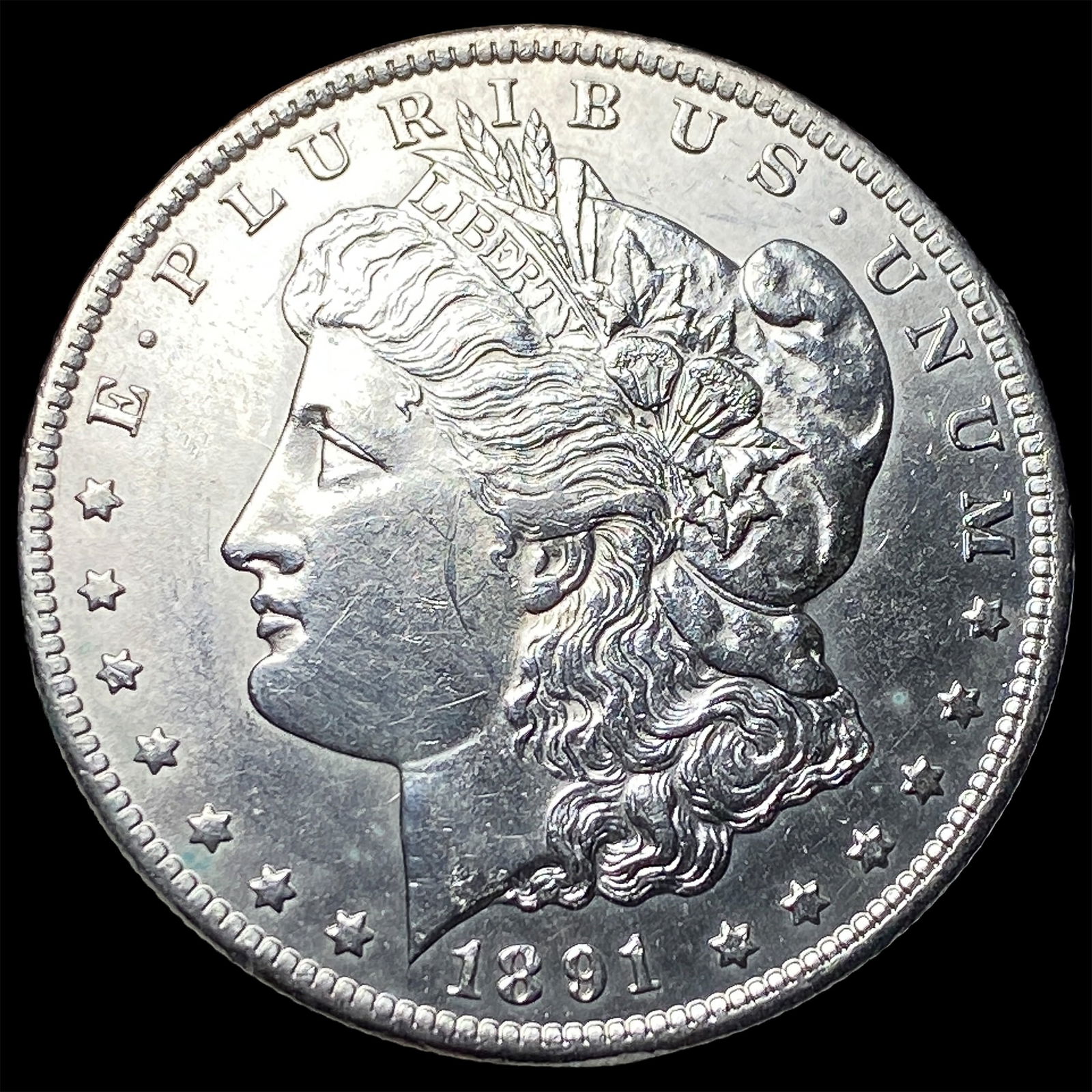 1891-CC Silver Morgan Dollar UNCIRCULATED: 1891-CC Silver Morgan Dollar UNCIRCULATED