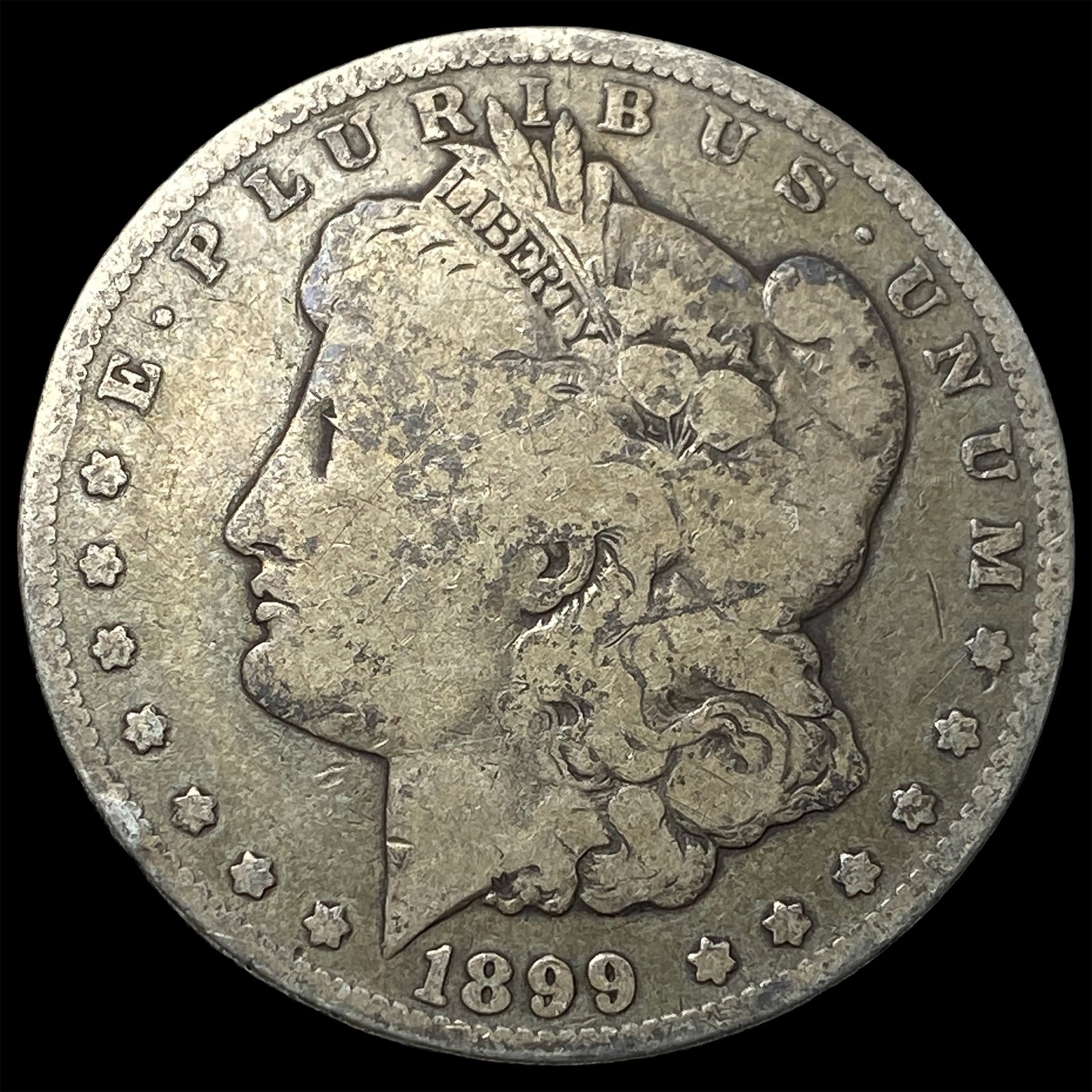 1899-O Micro O Morgan Silver Dollar NICELY CIRCULATED (1 of 2)