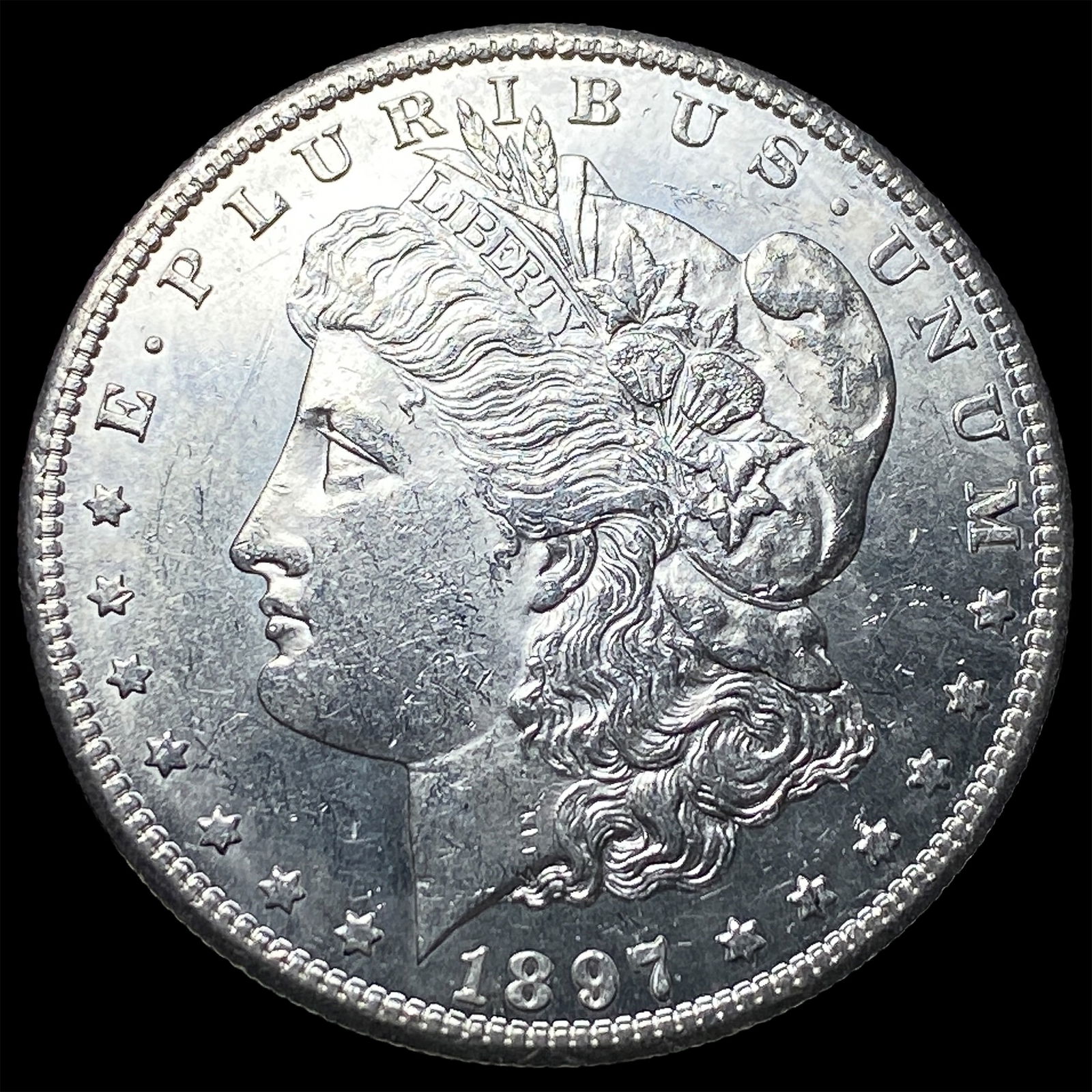 1897-S Silver Morgan Dollar HIGH GRADE: 1897-S Silver Morgan Dollar HIGH GRADE