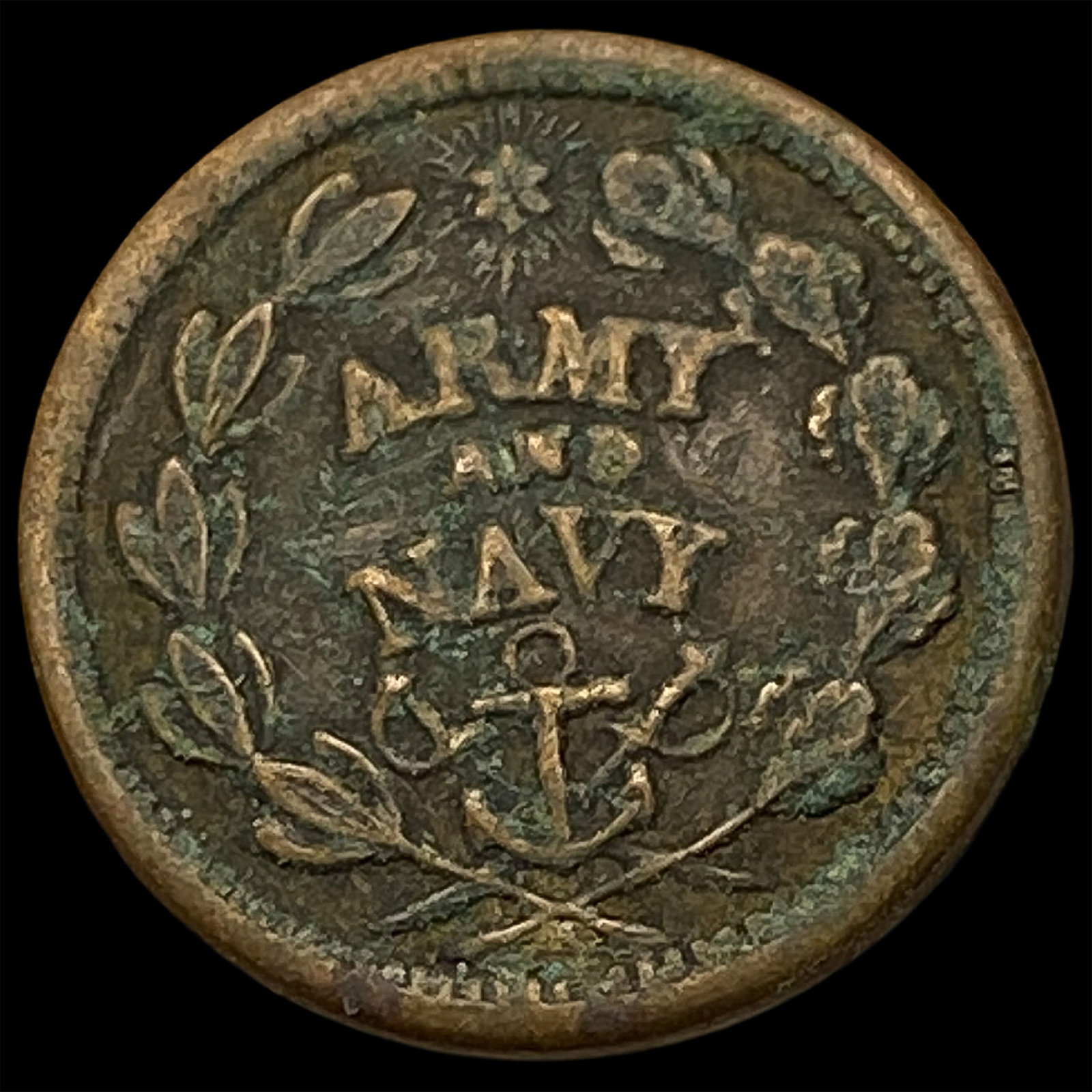1863 Civil War Token "The Federal Union" LIGHTLY CIRCULATED (1 of 2)