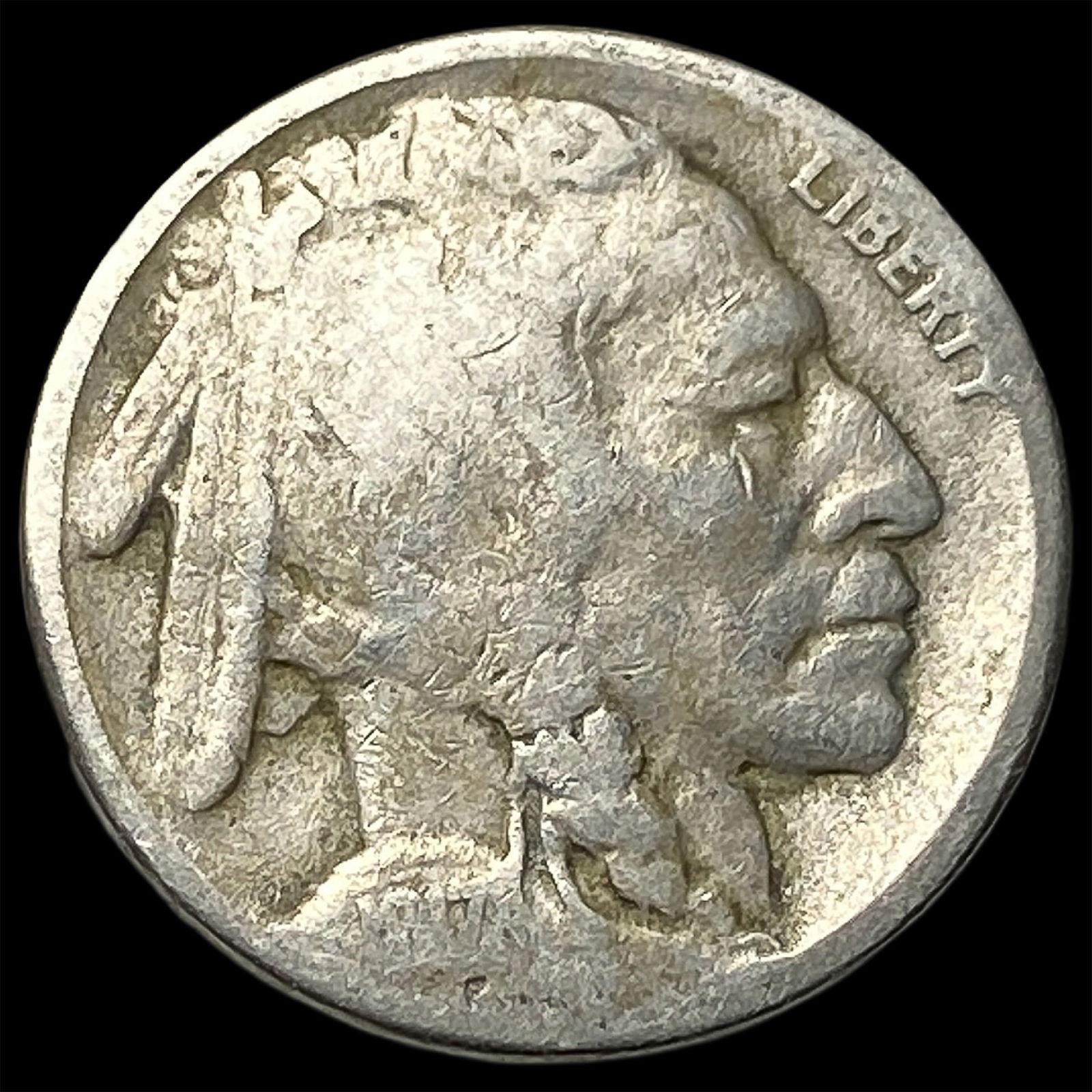 1917-S Buffalo Nickel LIGHTLY CIRCULATED: 1917-S Buffalo Nickel LIGHTLY CIRCULATED