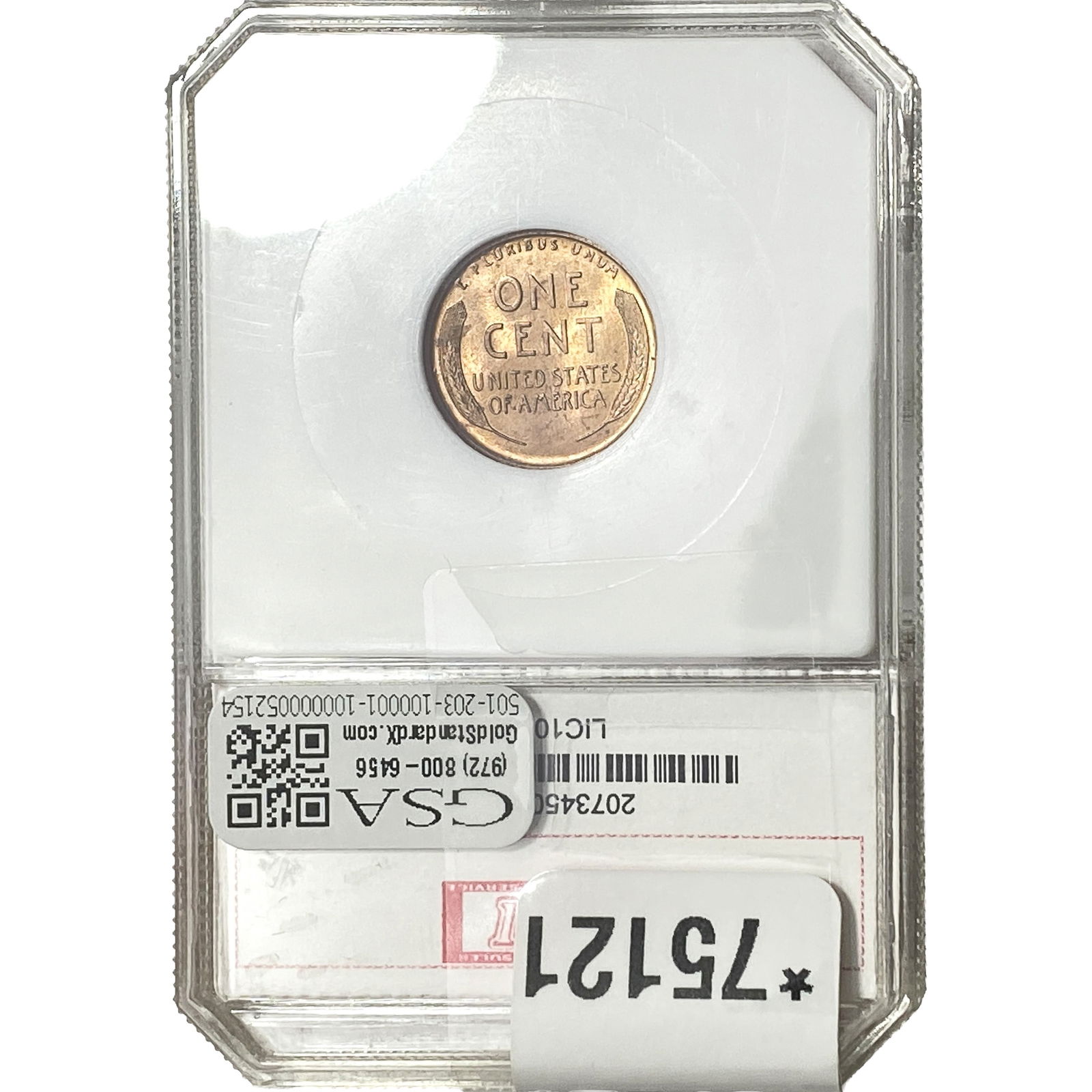1910 Wheat Cent PCI MS63 - 2