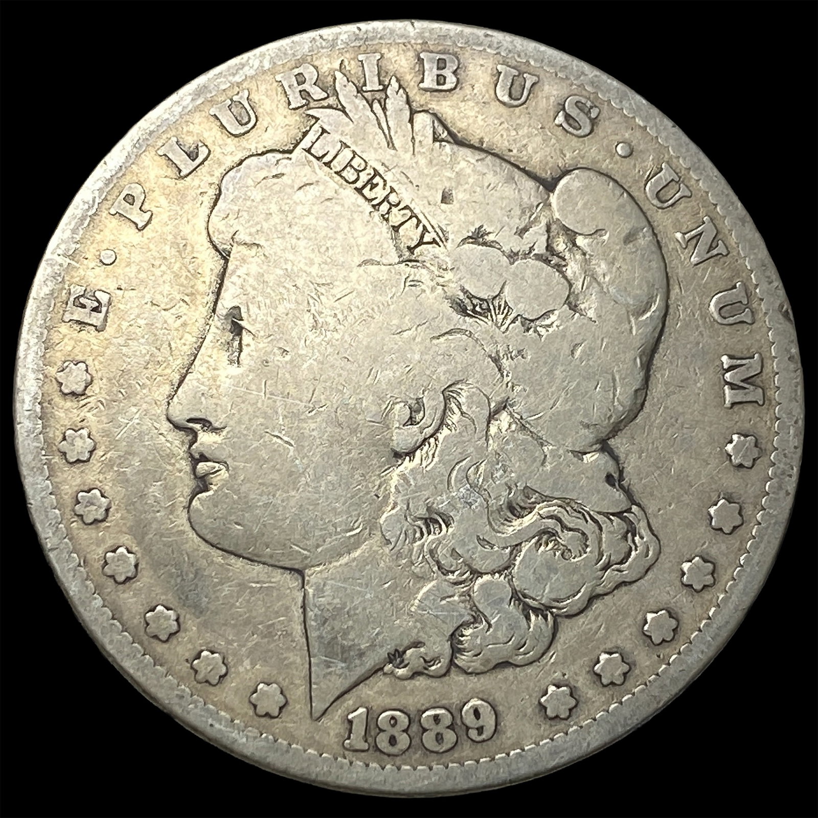 1889-CC Silver Morgan Dollar NICELY CIRCULATED: 1889-CC Silver Morgan Dollar NICELY CIRCULATED