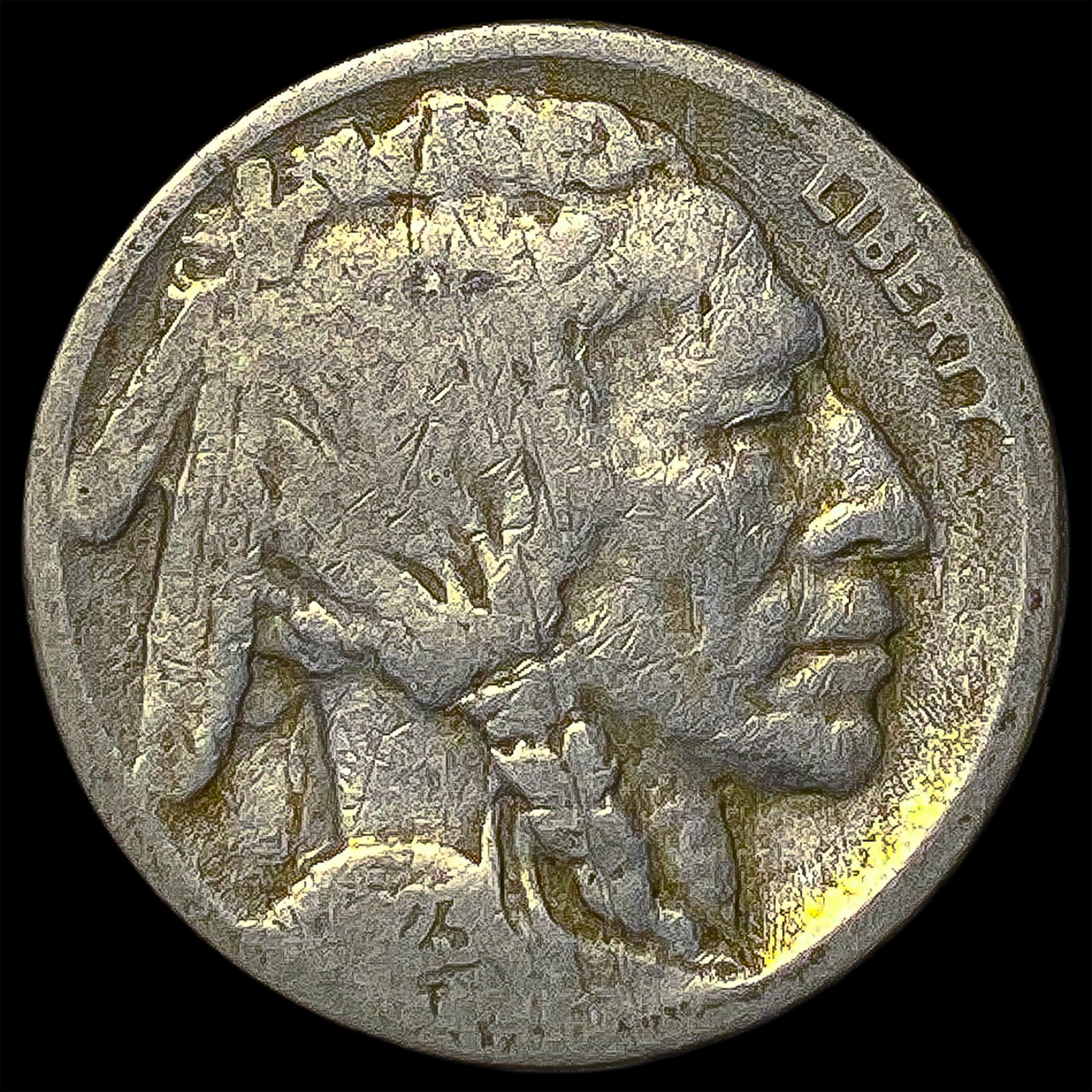 1923-S Buffalo Nickel ABOUT UNCIRCULATED (1 of 2)