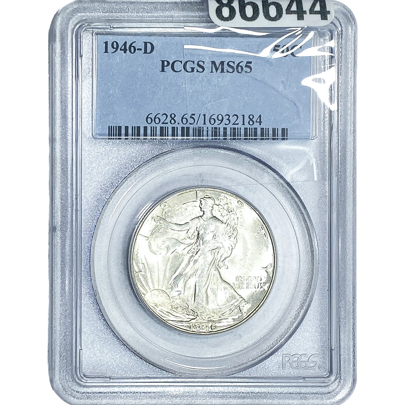 1946-D Walking Liberty Half Dollar PCGS MS65 (1 of 2)