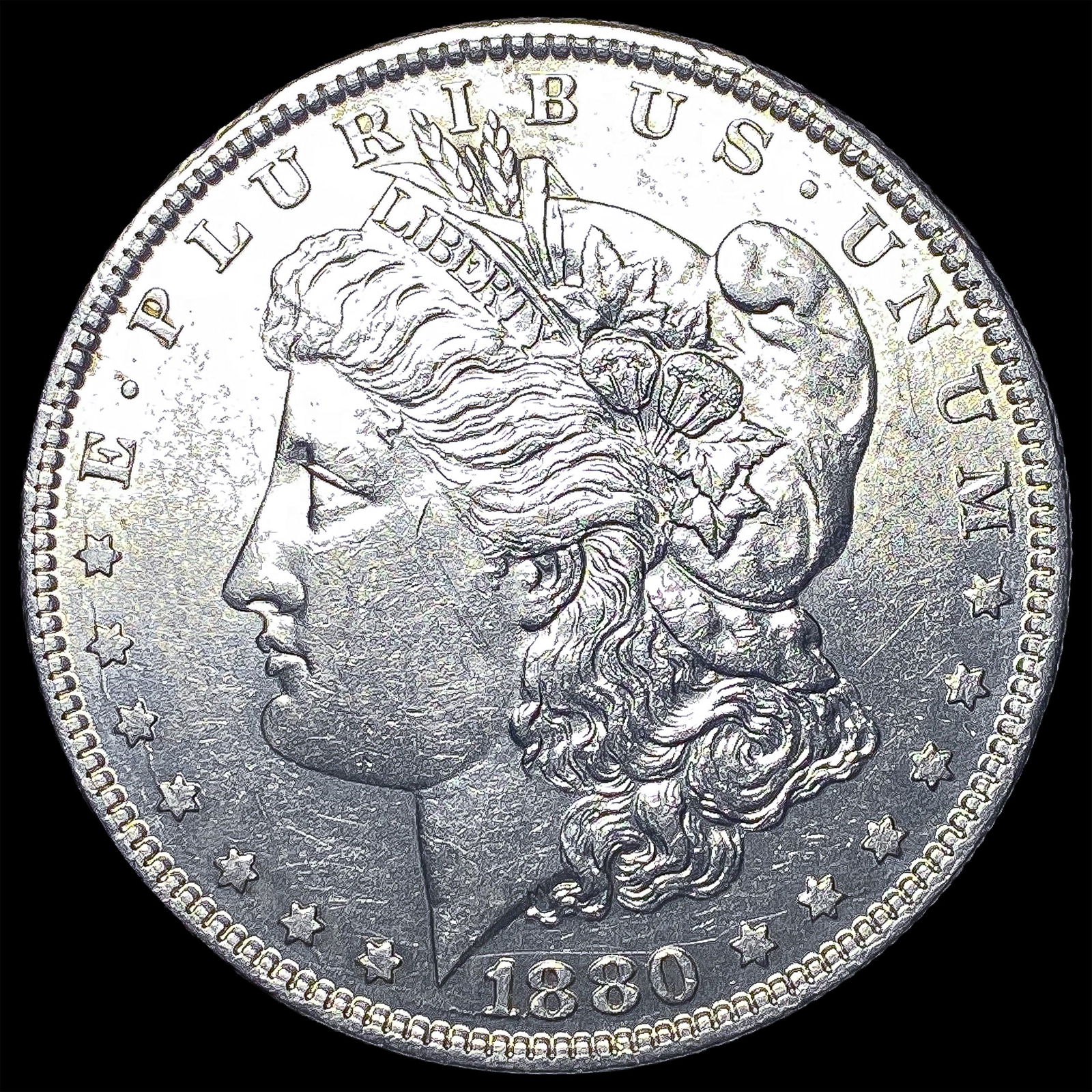 1880-O Micro O Silver Morgan Dollar UNCIRCULATED: 1880-O Micro O Silver Morgan Dollar UNCIRCULATED