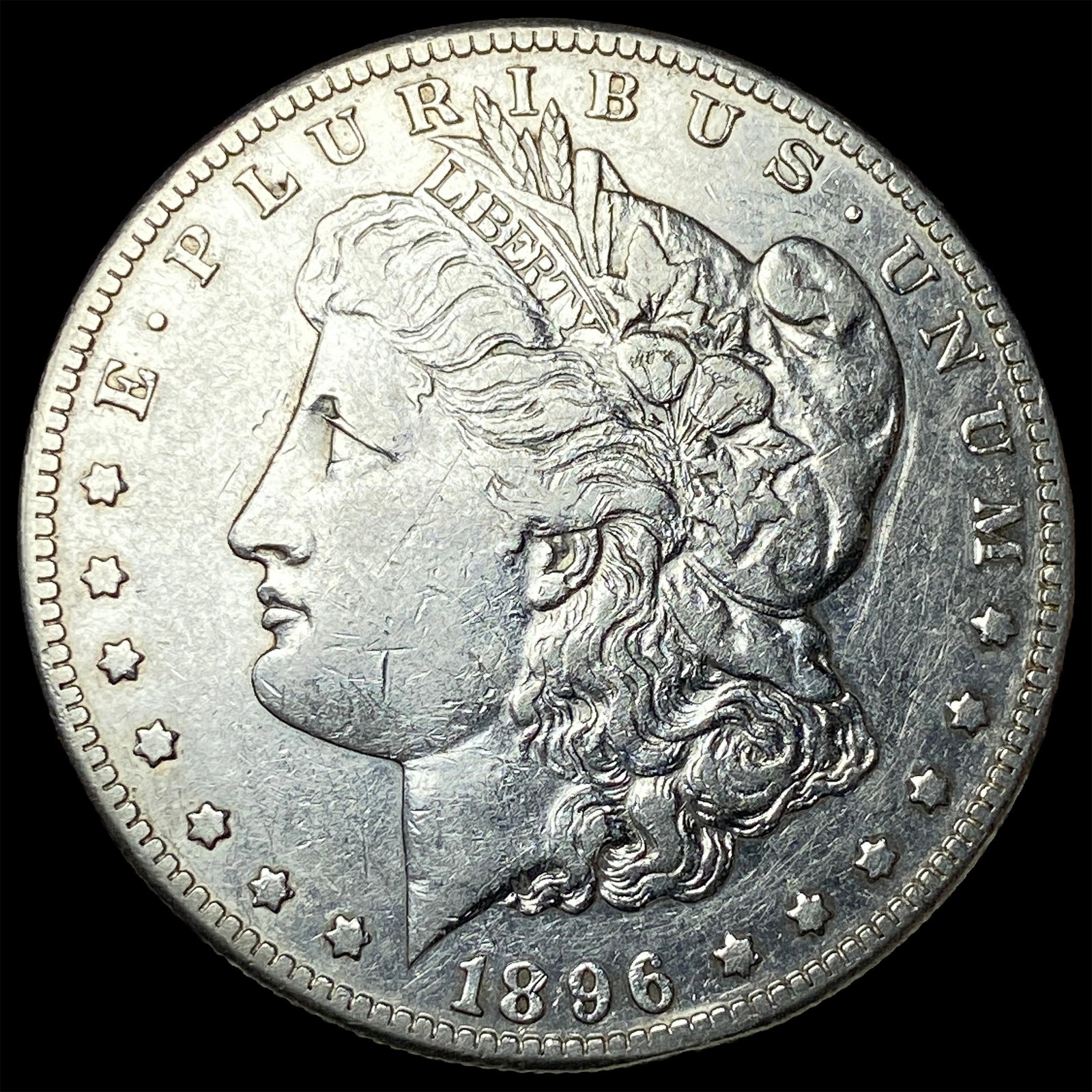 1896-S Silver Morgan Dollar CLOSELY UNCIRCULATED (1 of 2)
