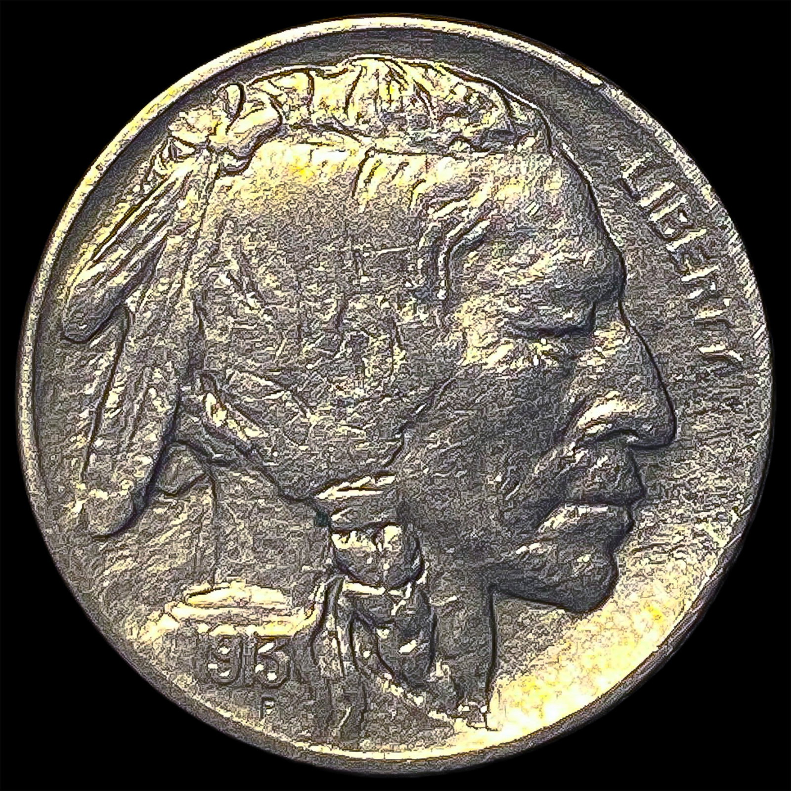 1913-D Type 2 Buffalo Nickel UNCIRCULATED (1 of 2)
