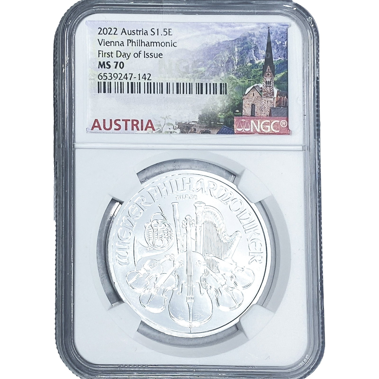 2022 S1.5E Austria Vienna Philharmonic NGC MS70 (1 of 2)
