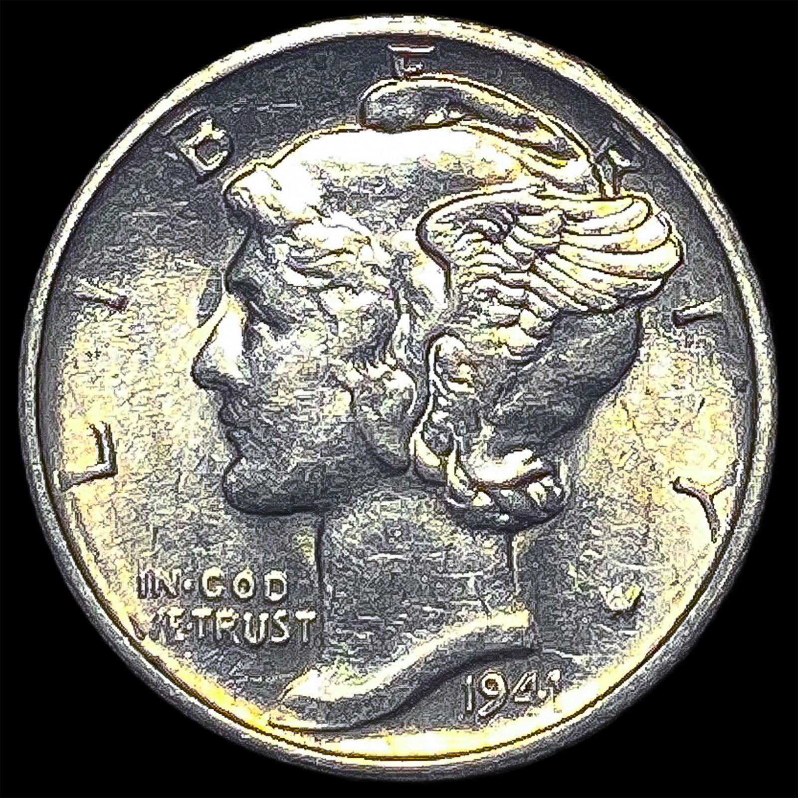 1941-S Silver Mercury Dime UNCIRCULATED (1 of 2)