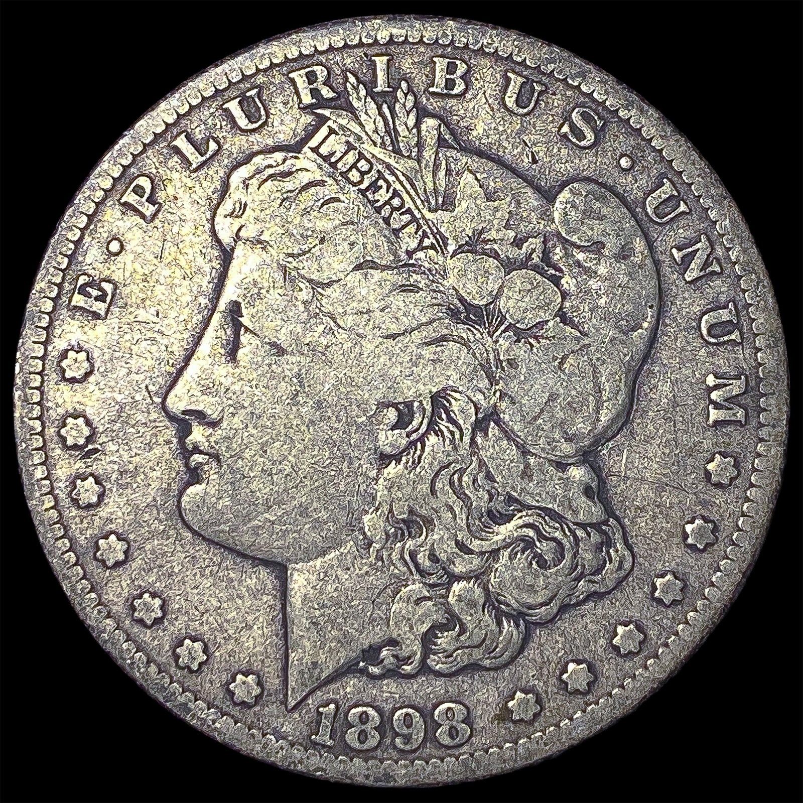 1898-S Morgan Silver Dollar LIGHTLY CIRCULATED: 1898-S Morgan Silver Dollar LIGHTLY CIRCULATED