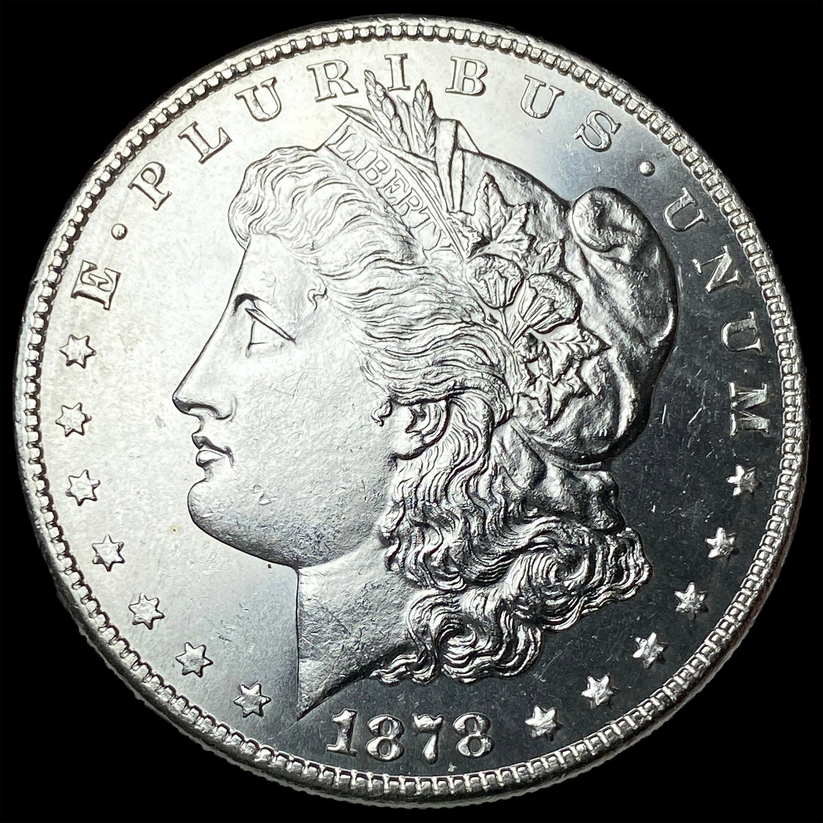 1878-S Silver Morgan Dollar CHOICE BU (1 of 2)