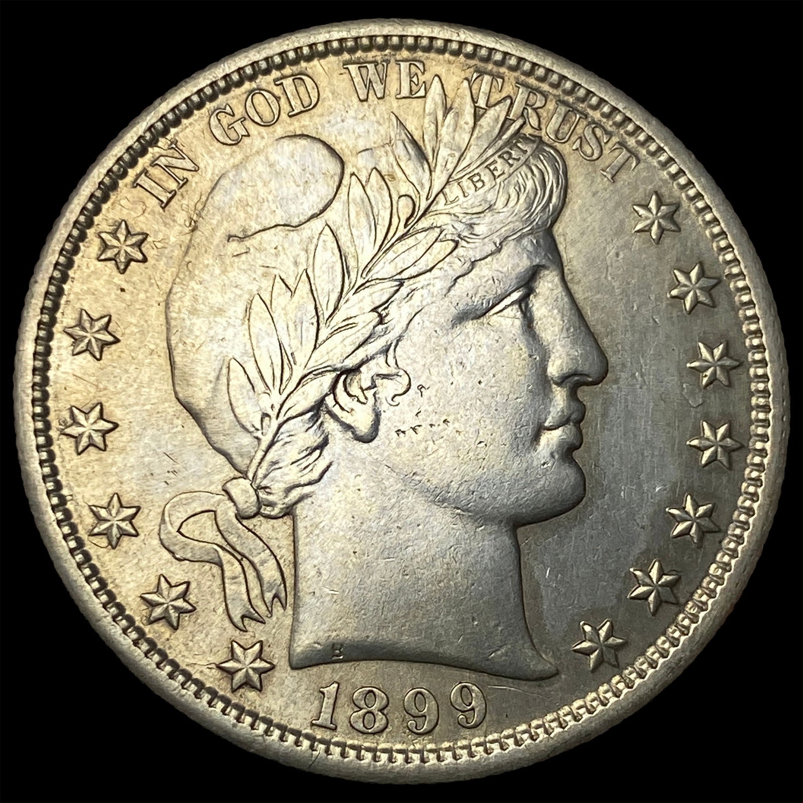 1899-S Silver Barber Half Dollar UNCIRCULATED: 1899-S Silver Barber Half Dollar UNCIRCULATED
