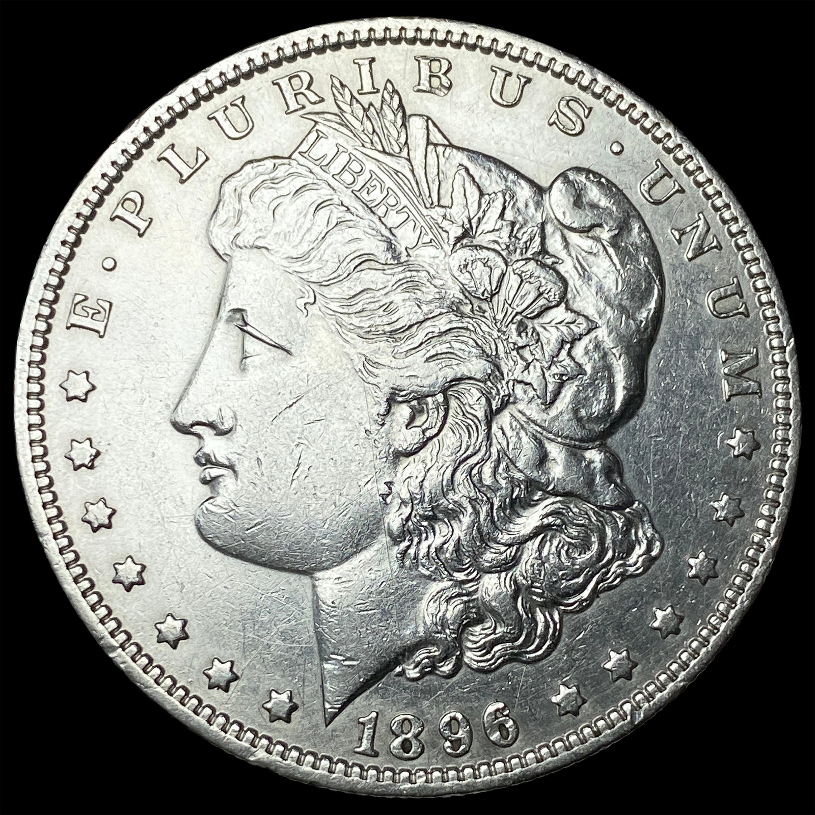 1896-O Silver Morgan Dollar CLOSELY UNCIRCULATED (1 of 2)