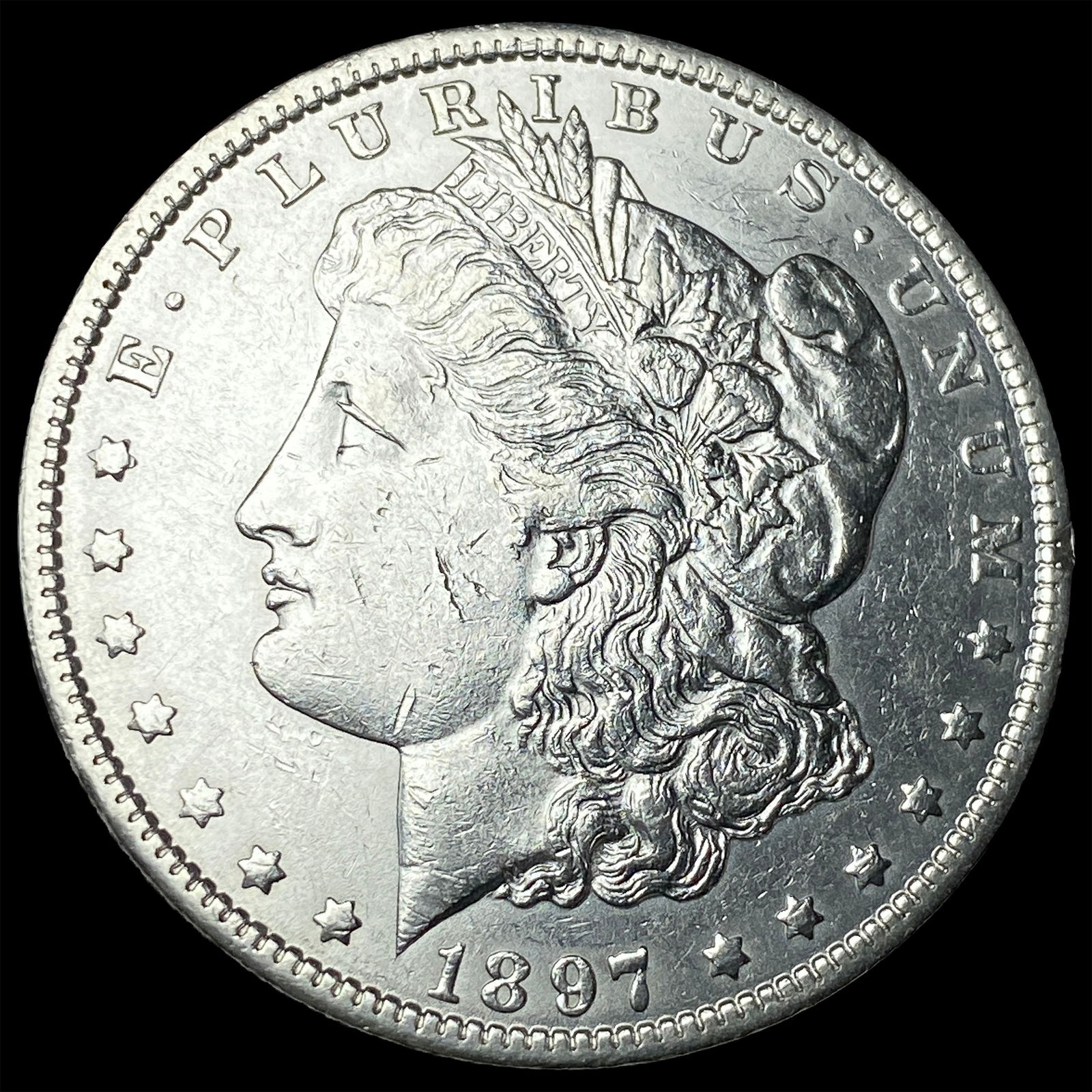 1897-O Silver Morgan Dollar CLOSELY UNCIRCULATED: 1897-O Silver Morgan Dollar CLOSELY UNCIRCULATED