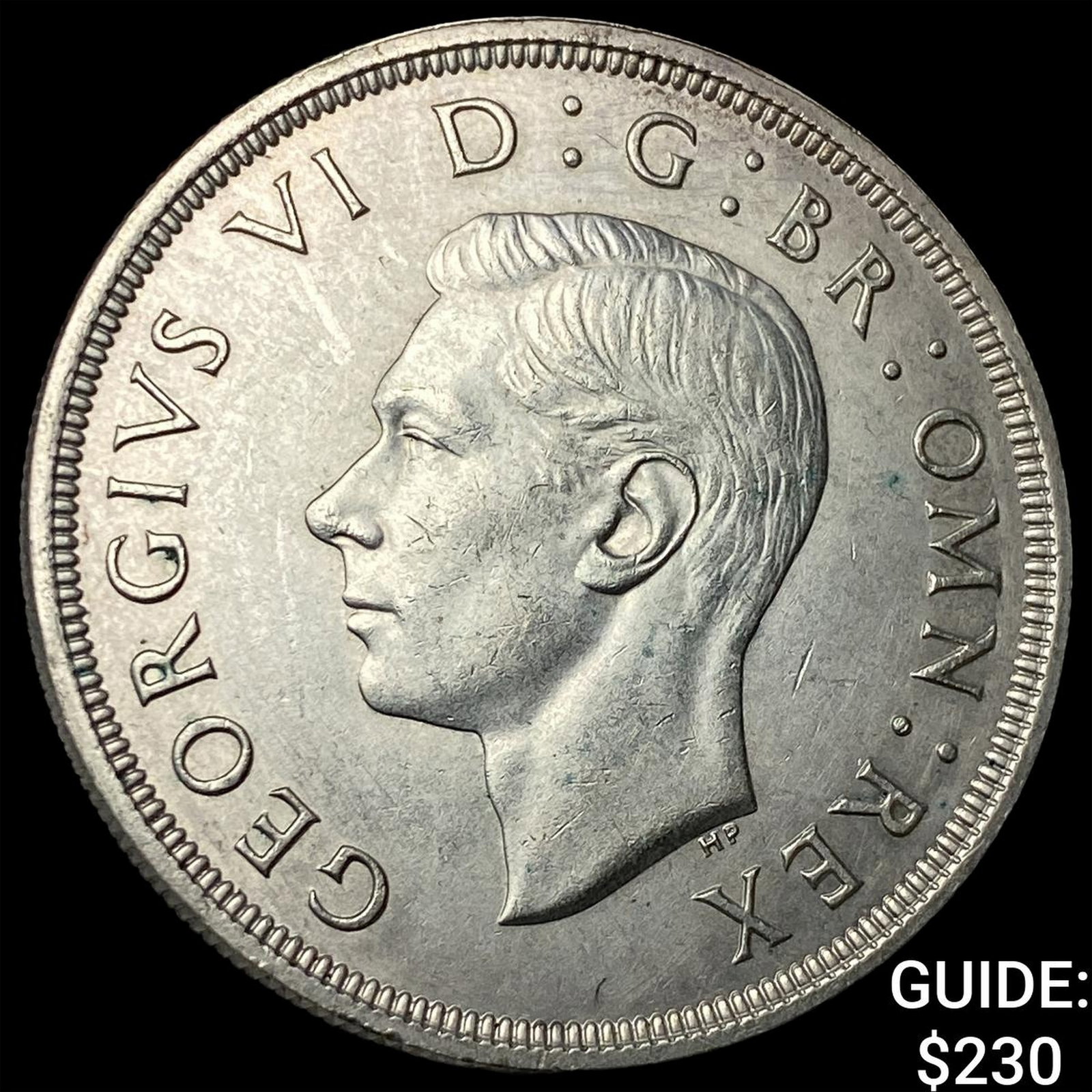 1937 Great Britain Silver Crown CLOSELY UNCIRCULATED (1 of 2)