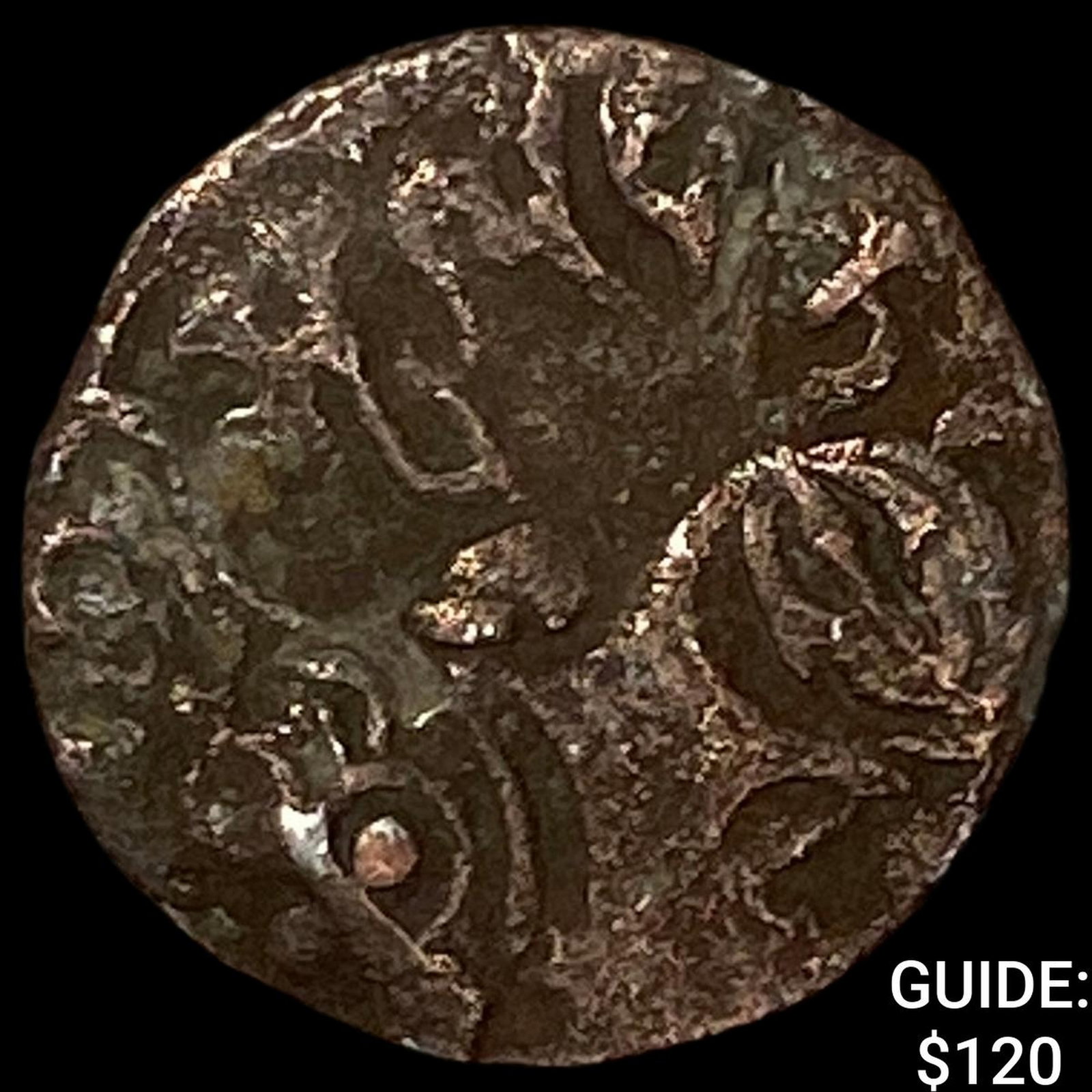 India Rajput 700-1000 Silver Jital NEARLY UNCIRCULATED (1 of 2)