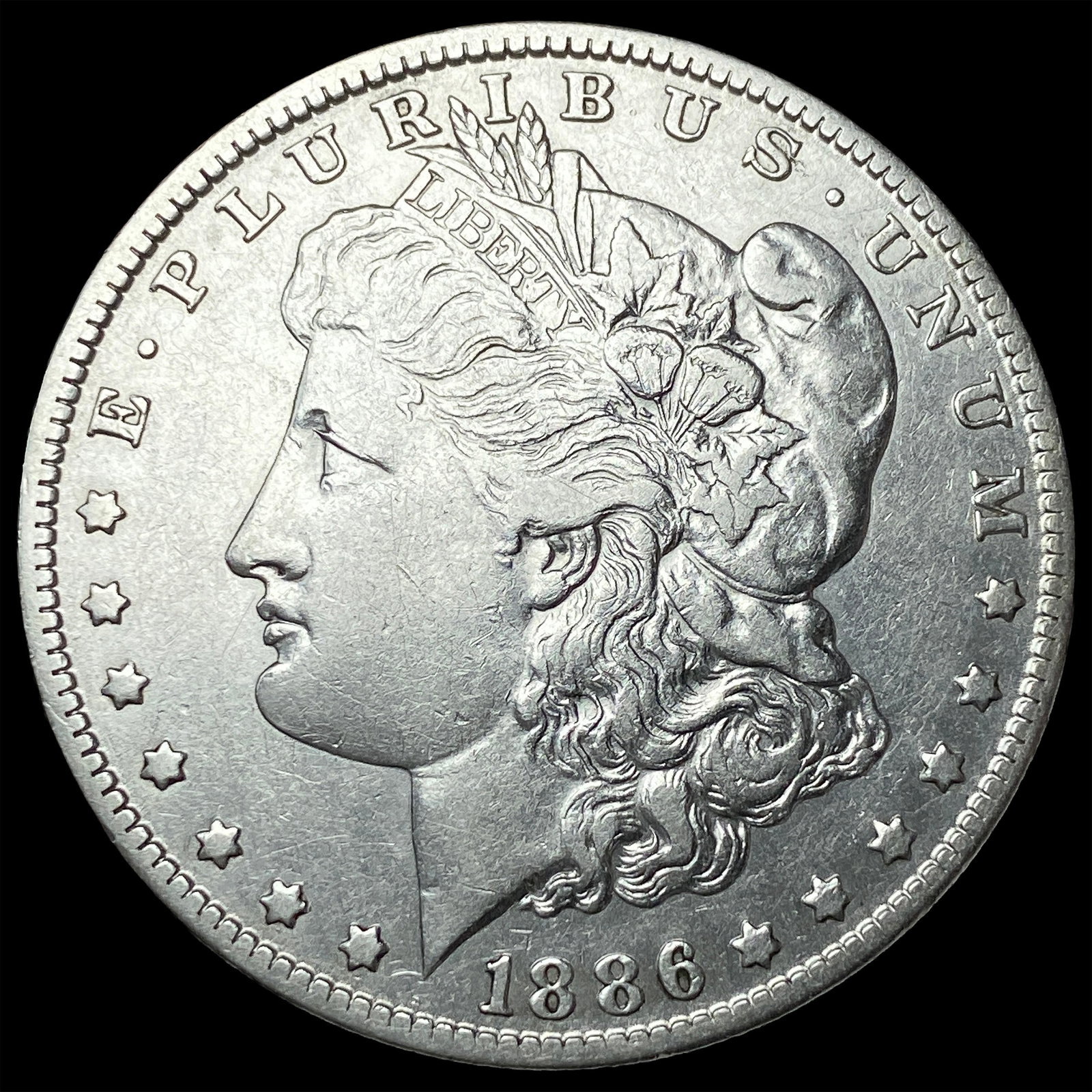 1886-O Silver Morgan Dollar NEARLY UNCIRCULATED: 1886-O Silver Morgan Dollar NEARLY UNCIRCULATED