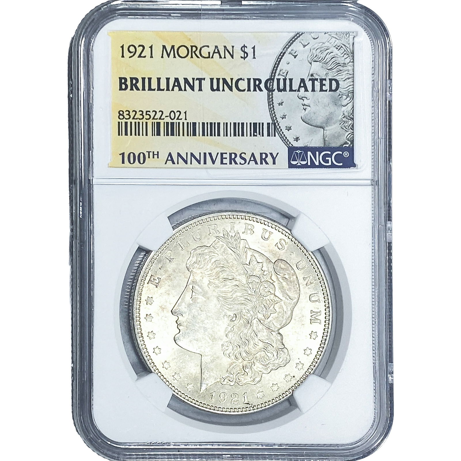 1921 Morgan Silver Dollar NGC: 1921 Morgan Silver Dollar NGC