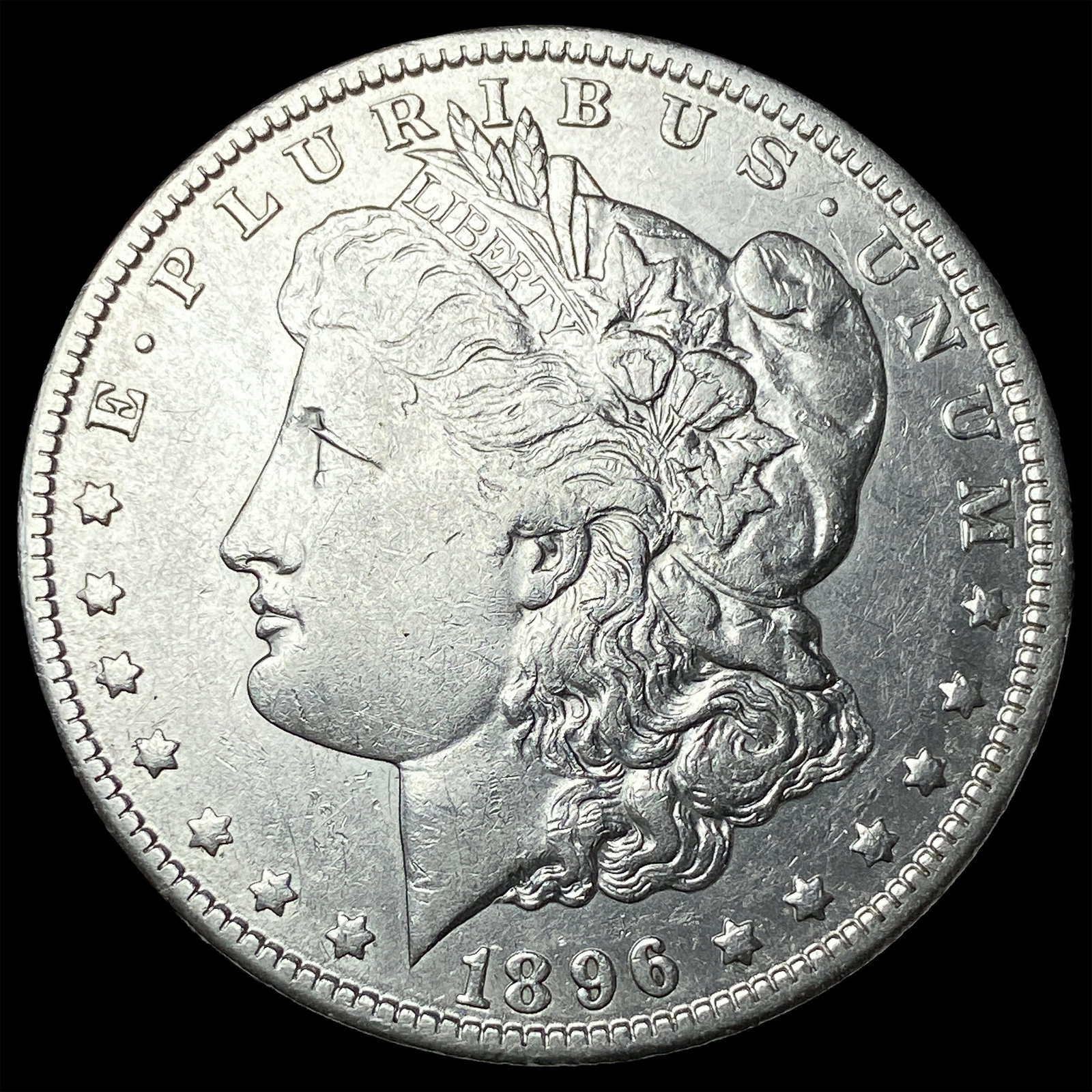 1896-O Silver Morgan Dollar CLOSELY UNCIRCULATED: 1896-O Silver Morgan Dollar CLOSELY UNCIRCULATED