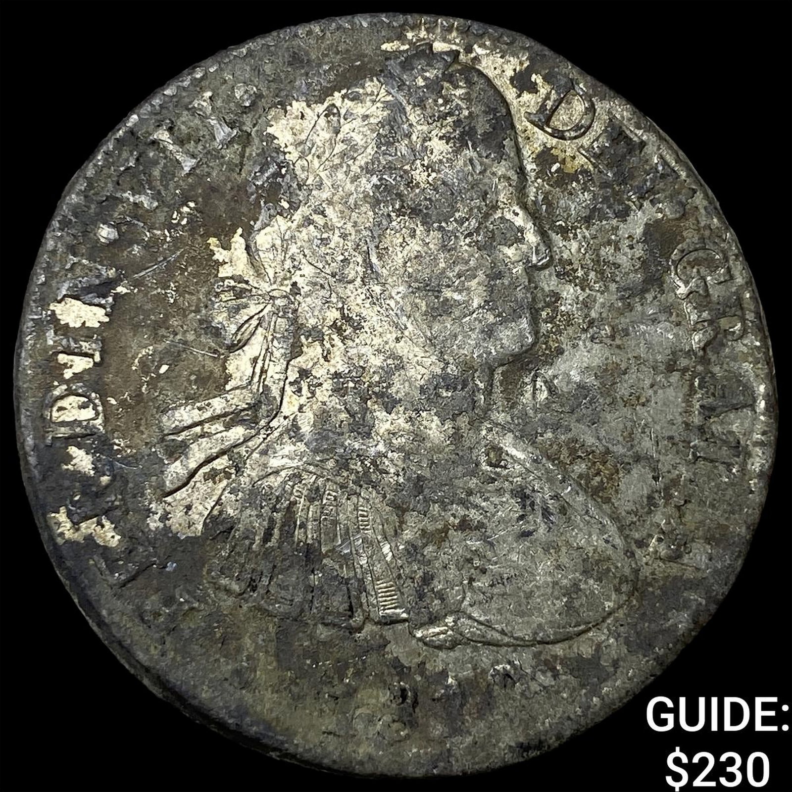 Colonial Spain Silver 8 Reales NEARLY UNCIRCULATED: Colonial Spain Silver 8 Reales NEARLY UNCIRCULATED