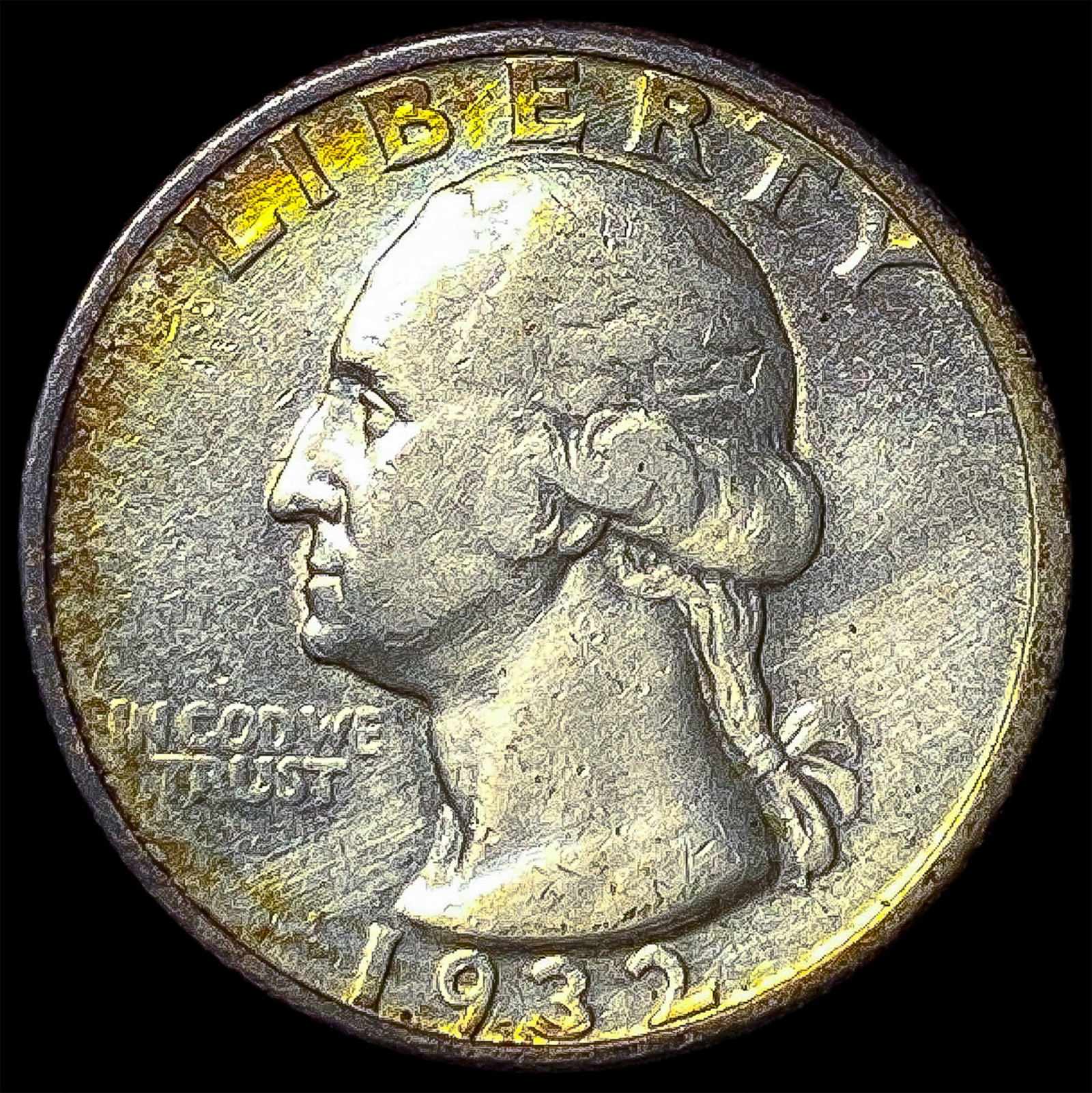 1932-S Silver Washington Quarter NEARLY UNCIRCULATED (1 of 2)